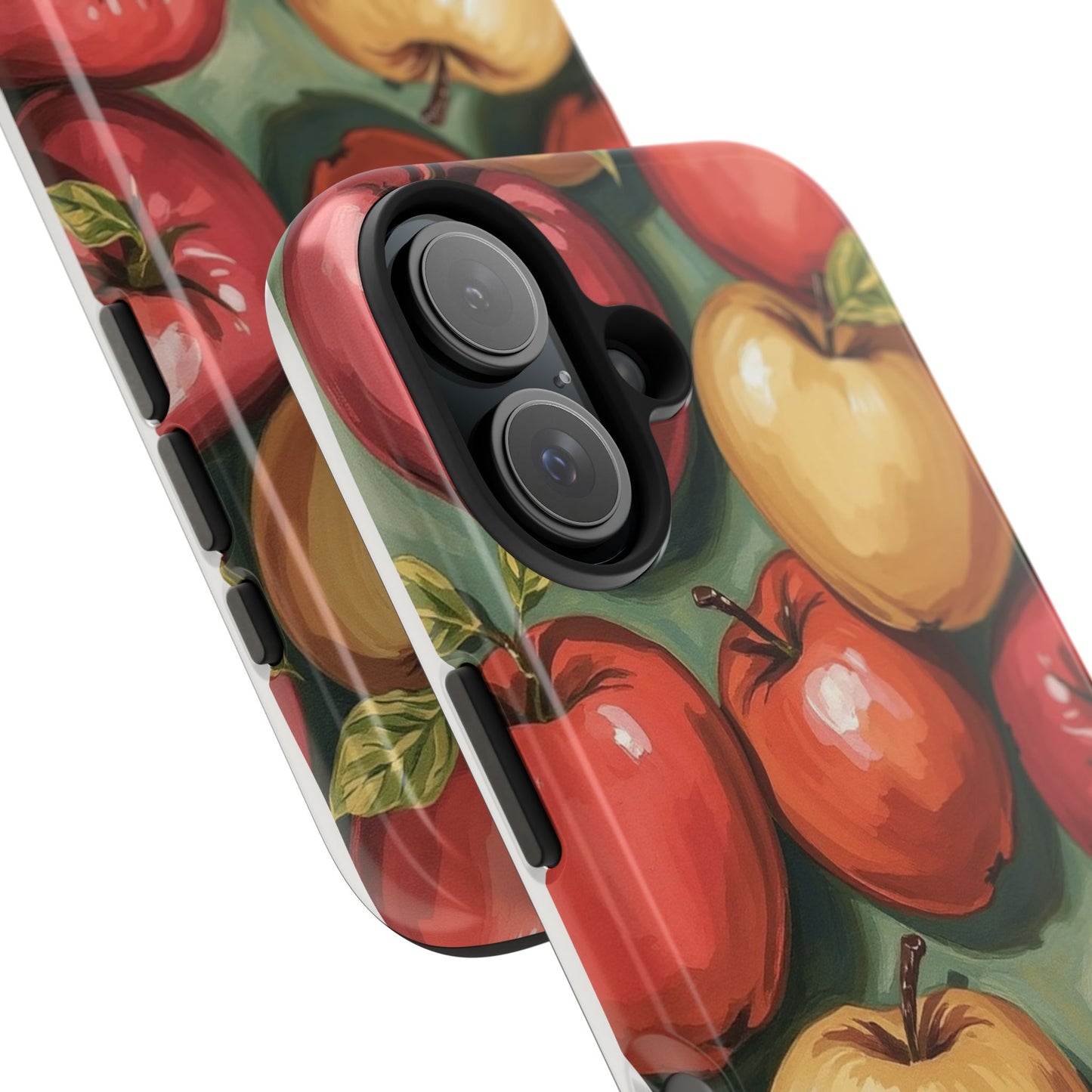 Colorful Painted Apples Art Tough Phone Case - Durable & Stylish Protection - for iPhone