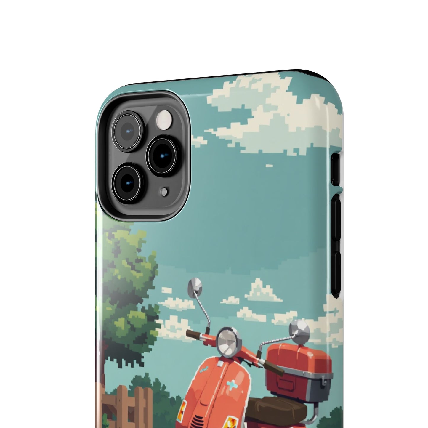 Retro Scooter Phone Case - Tough & Stylish Protection