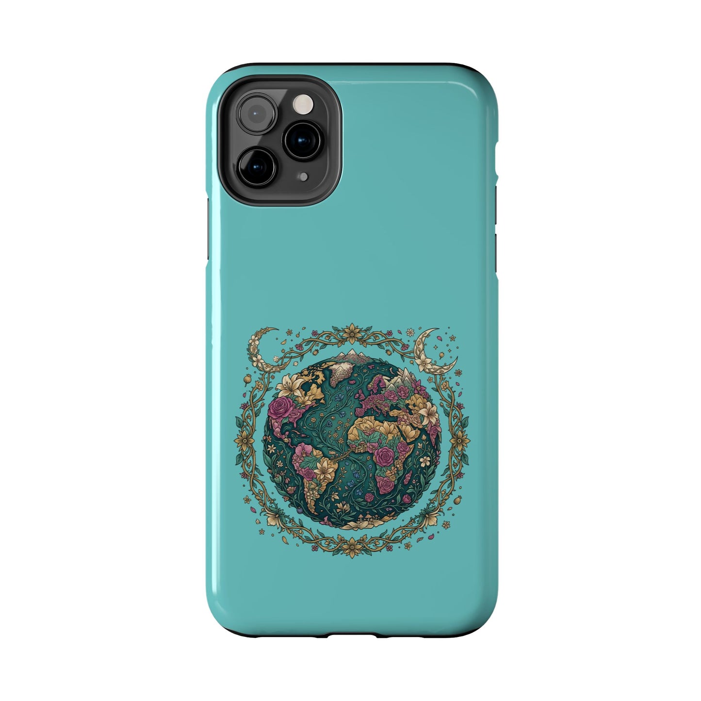 Mystical Floral Planet Phone Case — Tough Protective Phone Case