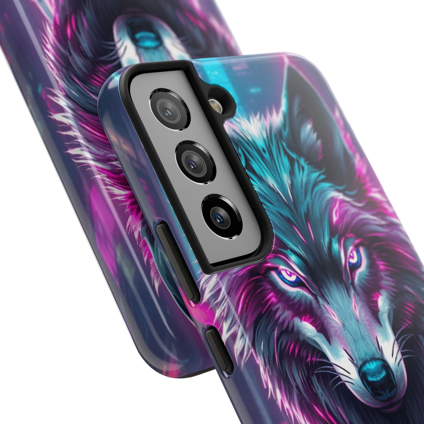 Fierce Wolf Phone Case - Tough & Vibrant Design for Animal Lovers