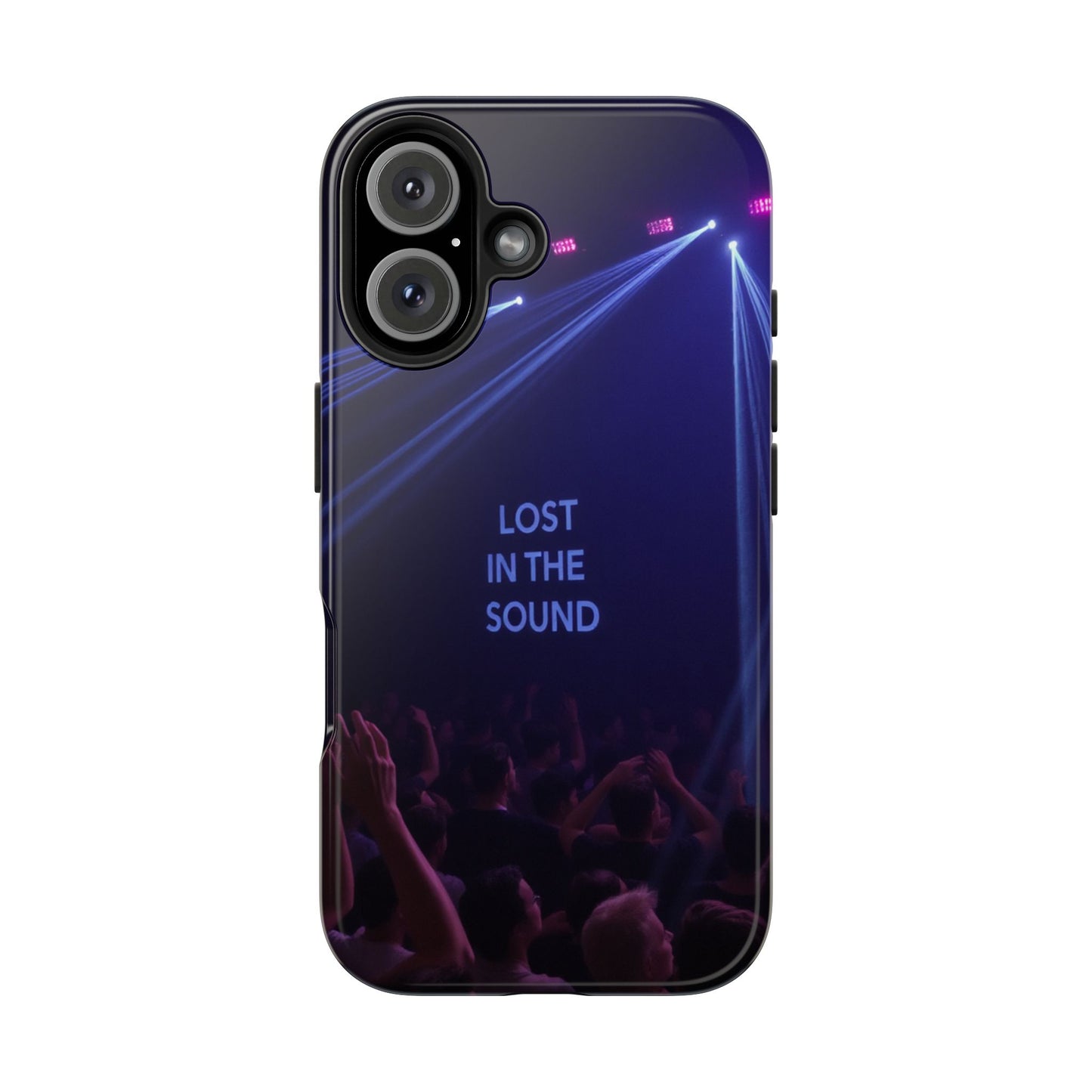 Vibrant Tough Phone Case - 'Lost in the Sound' Design for Music Lovers