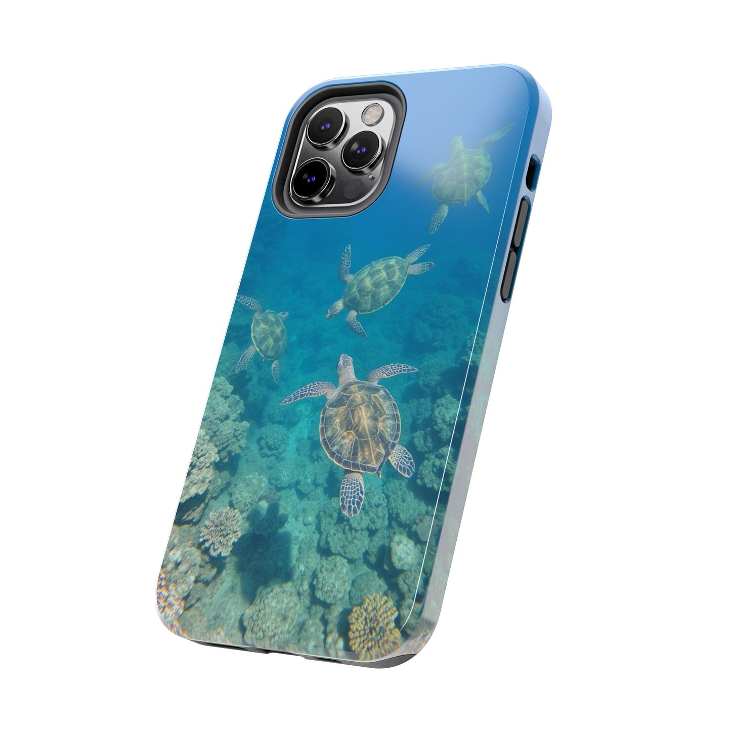 Ocean Turtle Tough Phone Cases - Durable Protection with Marine Art