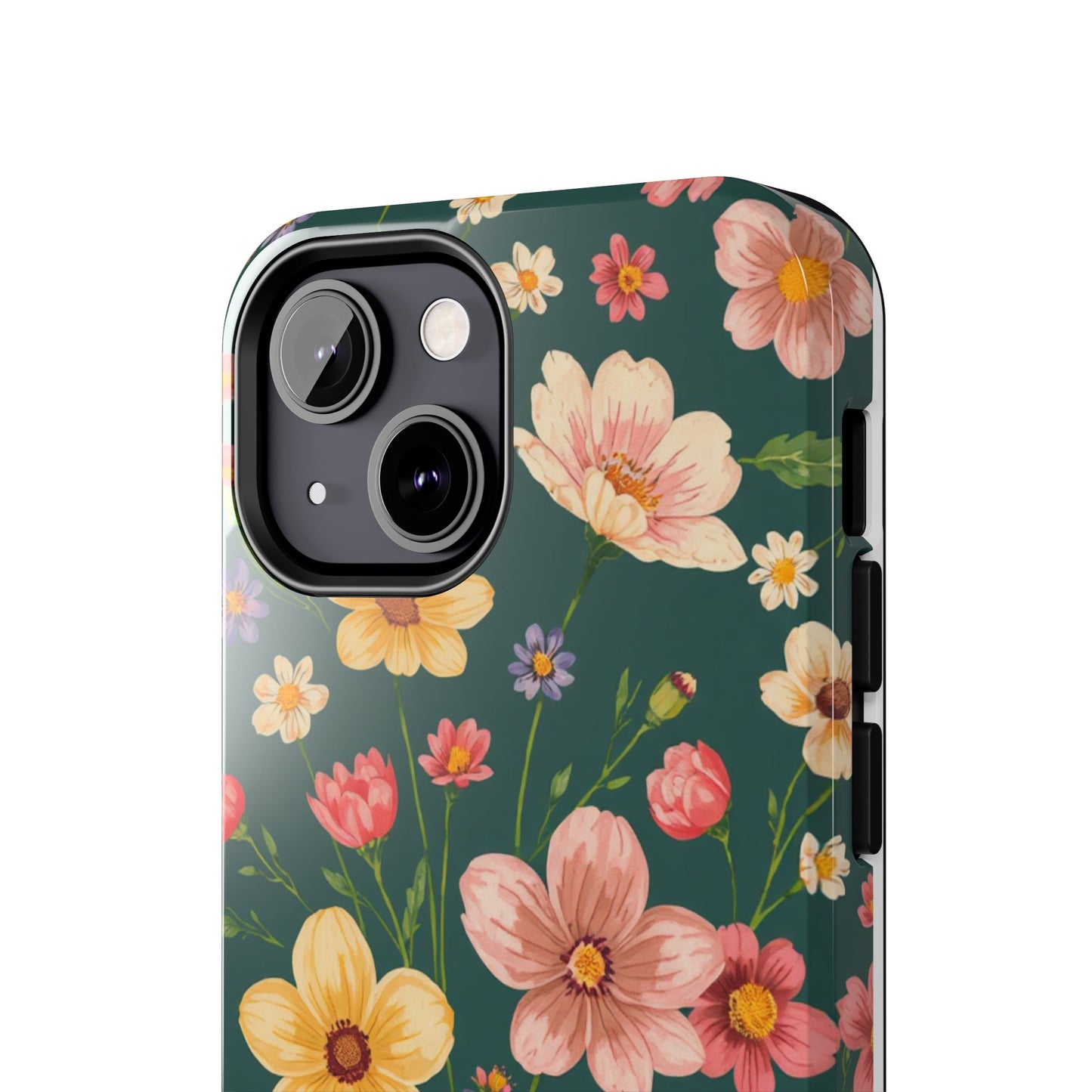 Vintage Spring Flowers Tough Phone Case - Durable Protection for iPhone