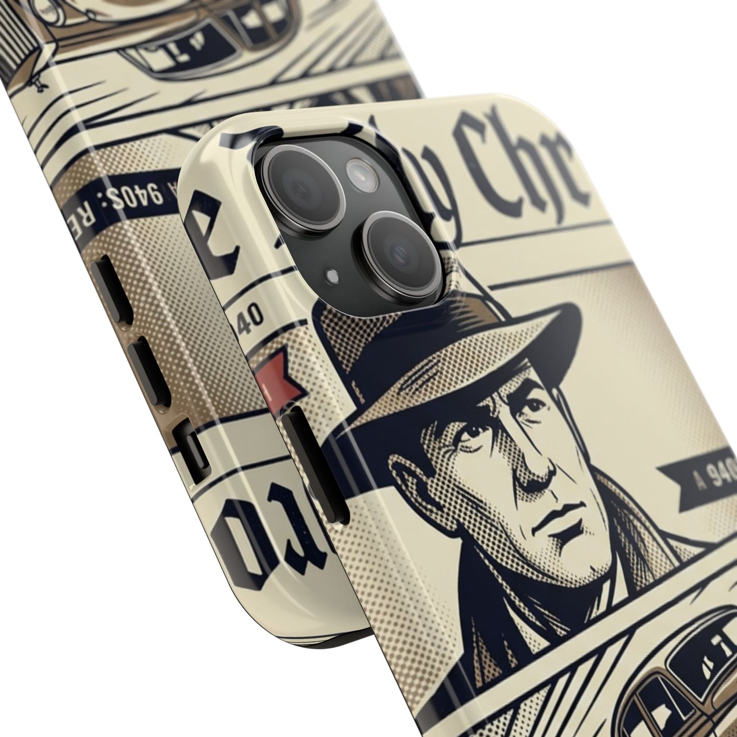 Old Newspaper Tough Phone Case