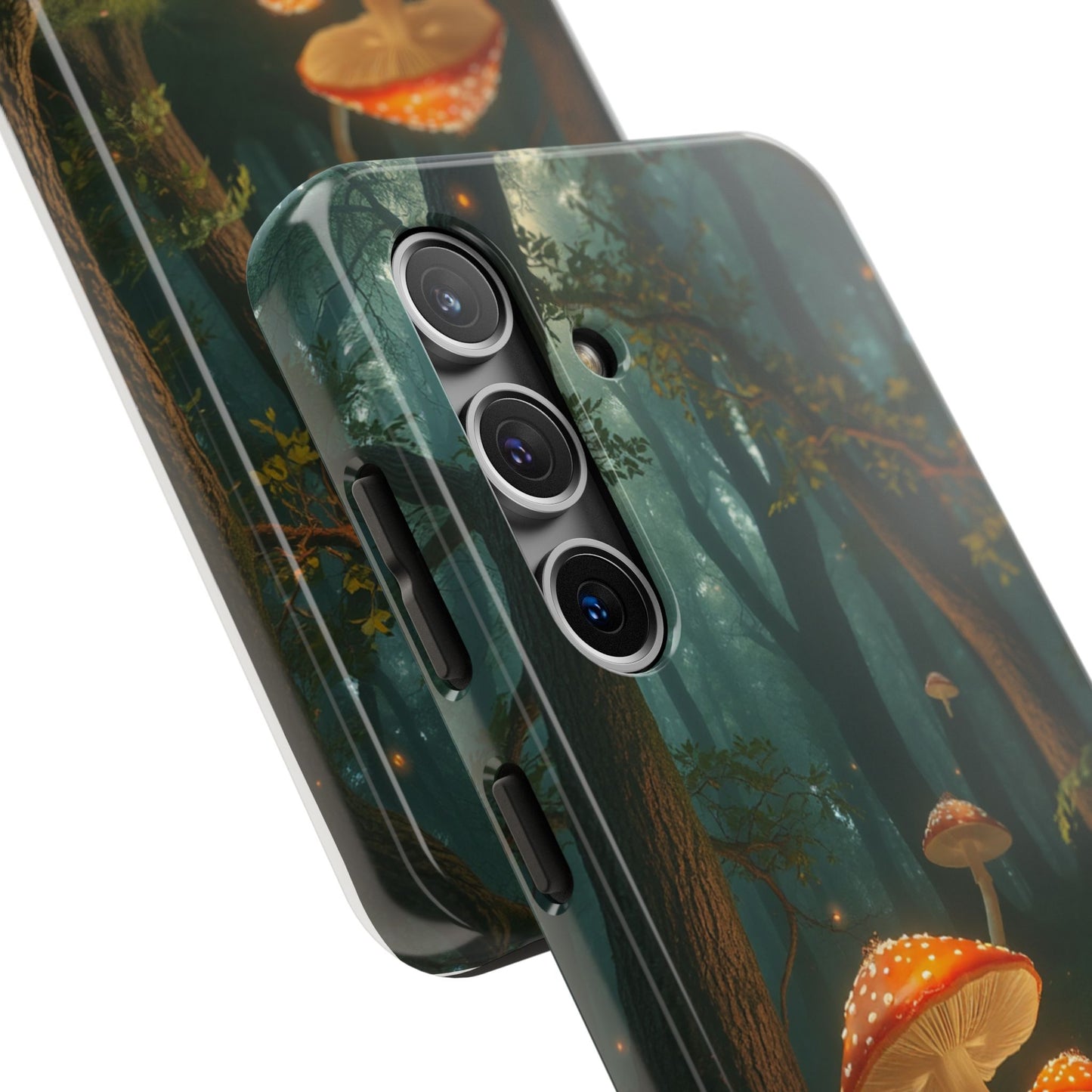 Whimsical Mushroom Tough Phone Case - Forest Fantasy Design