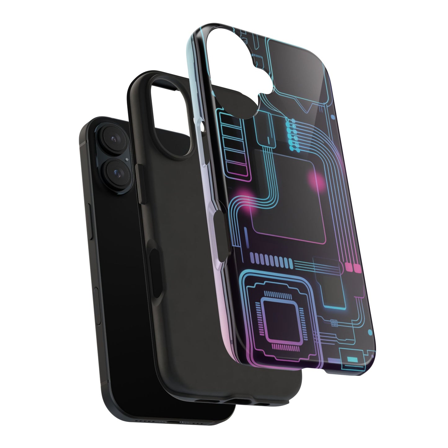 Cyberpunk Circuits Tough Phone Case
