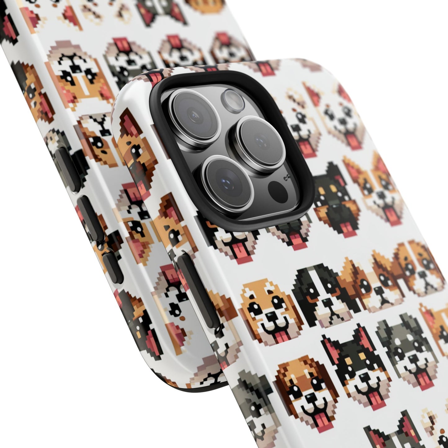 Pixelated Dog Breed Tough Phone Case - Cute, Durable Protection for Pet Lovers - for iPhone