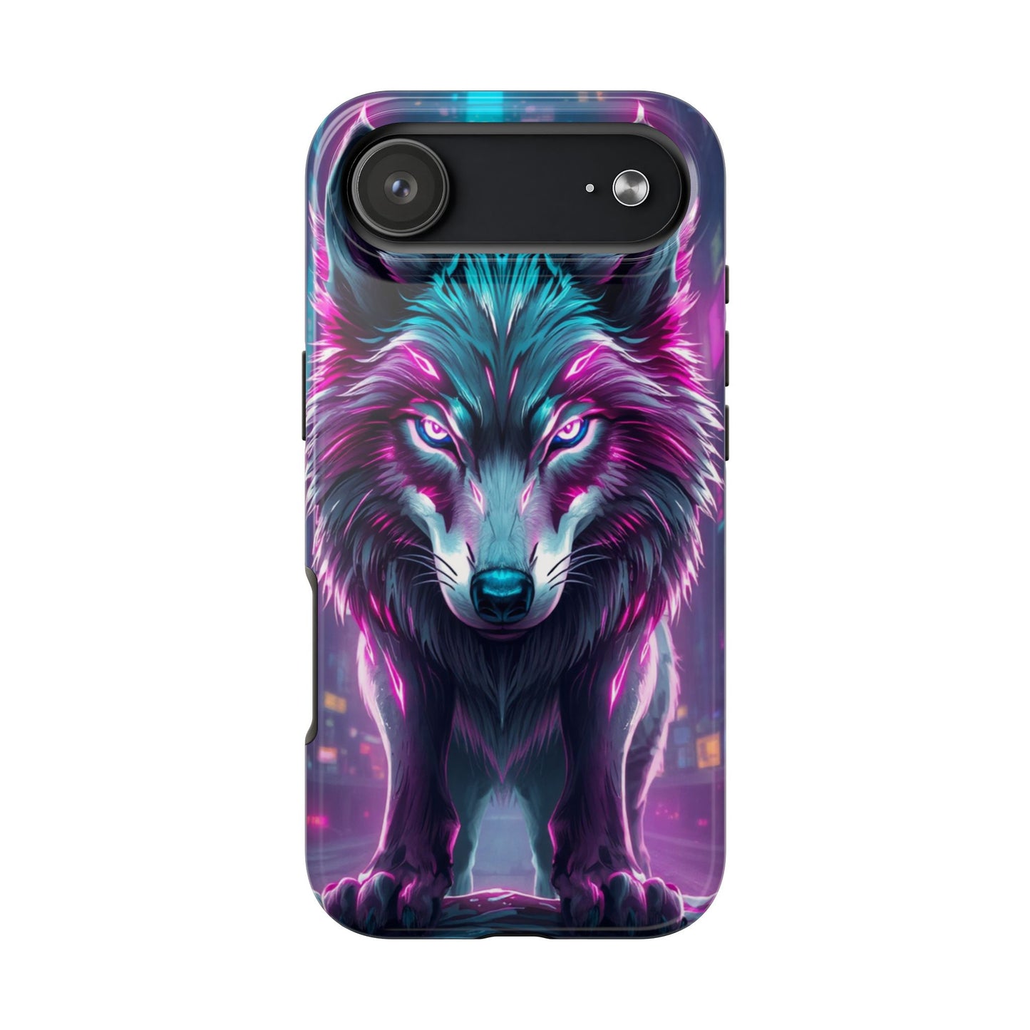 Fierce Wolf Phone Case - Tough & Vibrant Design for Animal Lovers