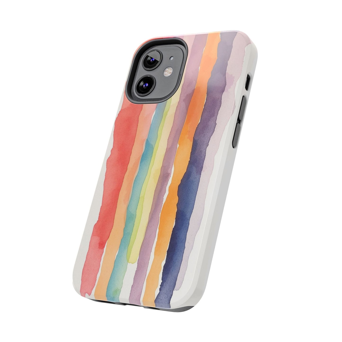 Colorful Watercolor Tough Phone Case - Stylish and Durable Cover for Creative Souls