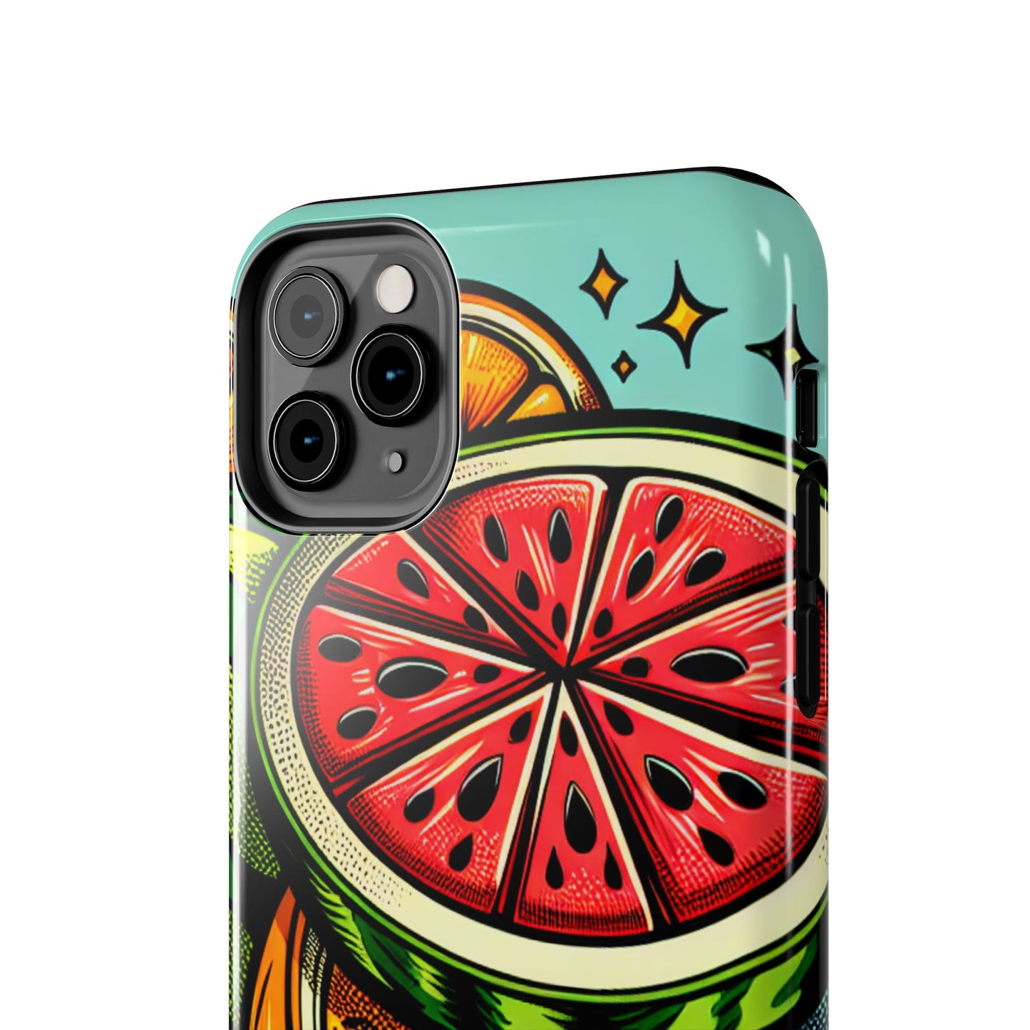 Vibrant Citrus Tough Phone Case - Fruit Slice Design - for iPhone