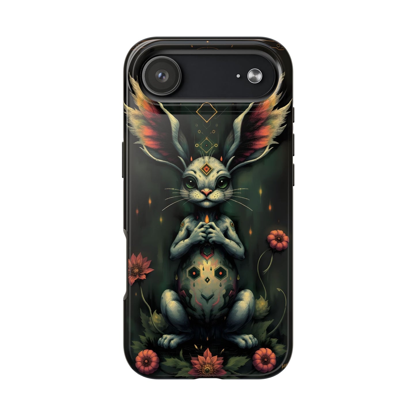 Artistic Rabbit Phone Cases - Unique and Durable Design of Mystical Bunny - for iPhone