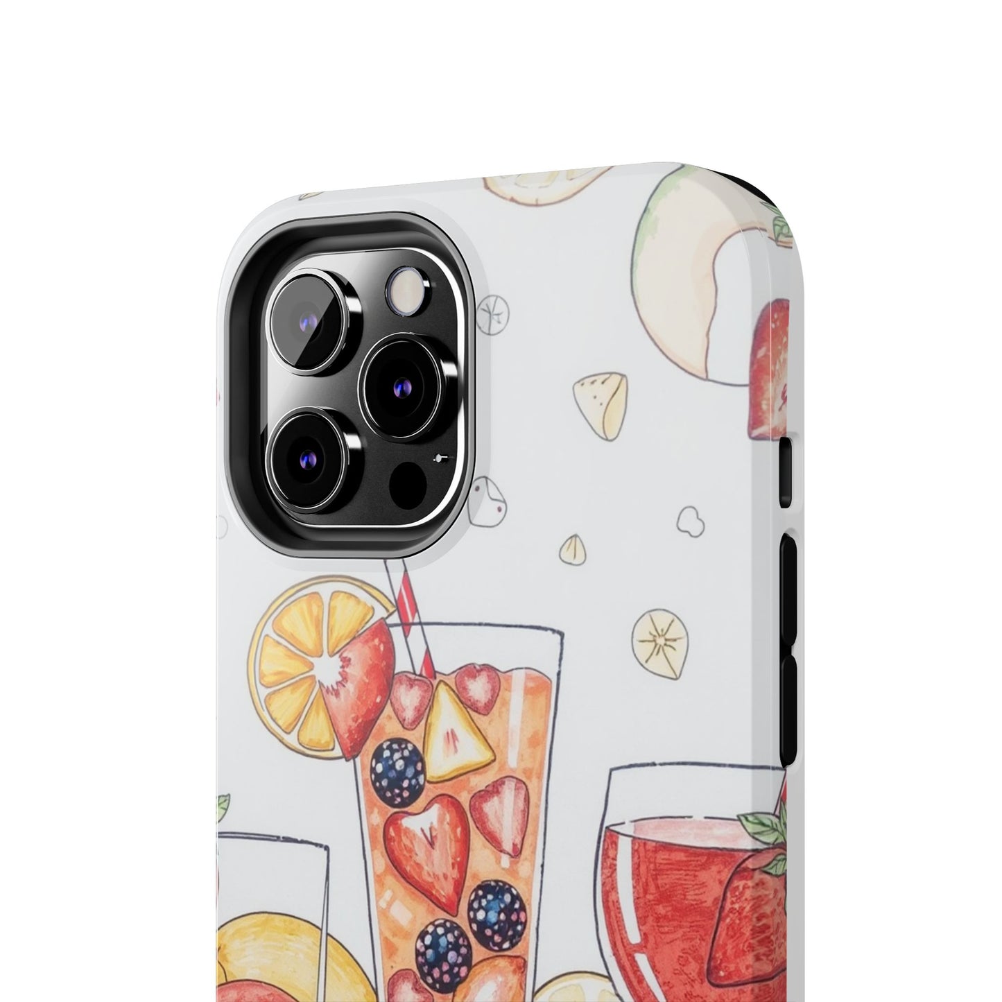 Colorful Fruit Cocktail Tough Phone Case - Perfect for Summer Vibes