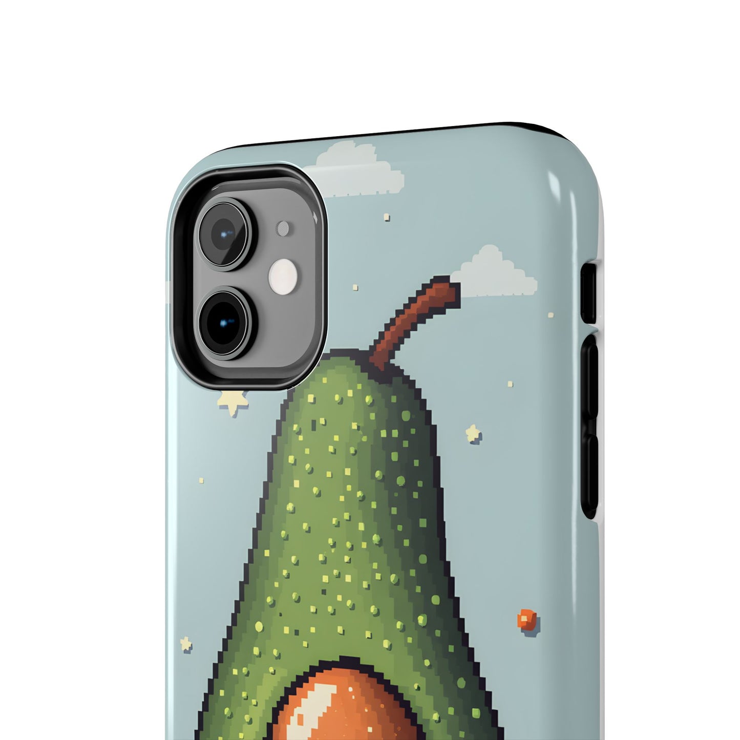 Pixel Avocado Tough Phone Case - Perfect for Foodies & Nature Lovers - for iPhone