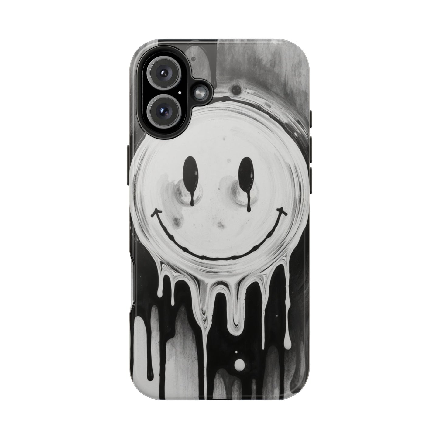Dripping Smiley Tough Phone Case - Stylish & Durable Protection