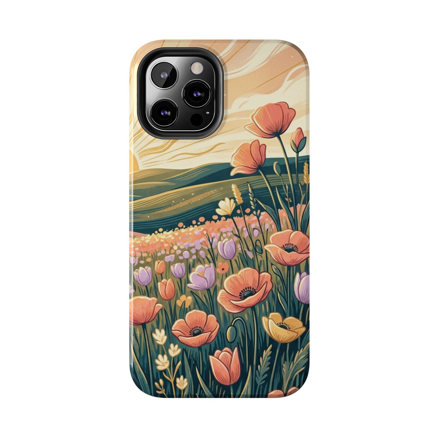 Floral Sunrise iPhone Case — Land of Flowers Design