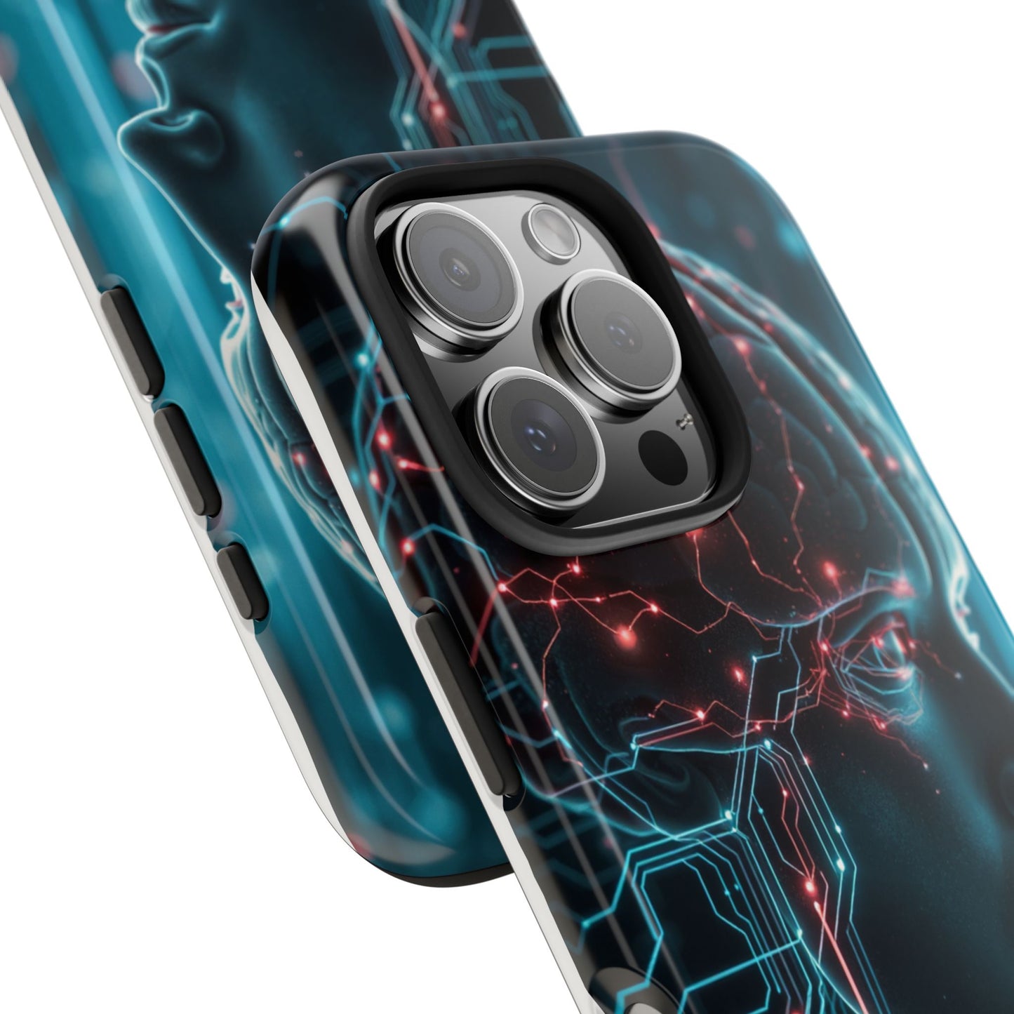 Futuristic Brain Design Tough Phone Case