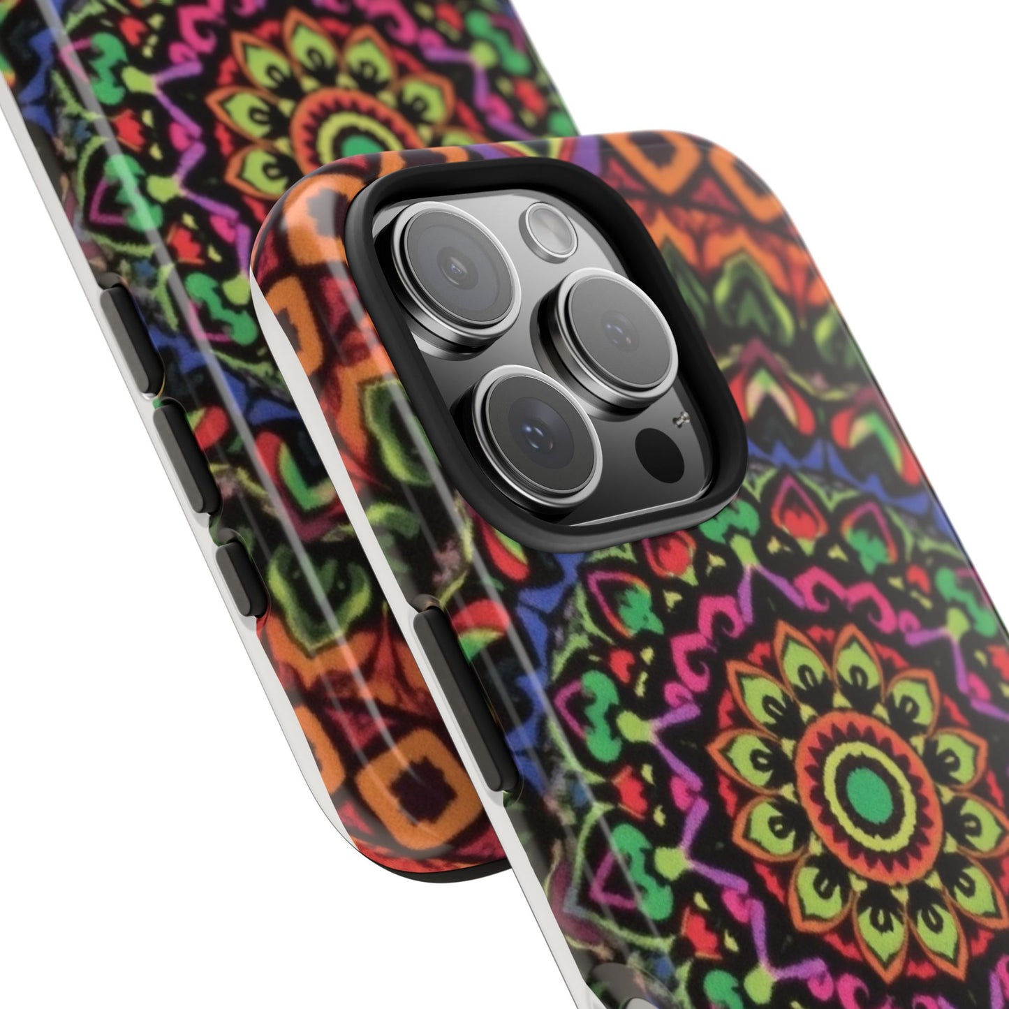 Colorful Mandala Tough Phone Case - Vibrant Designs for Trendy Protection - for iPhone