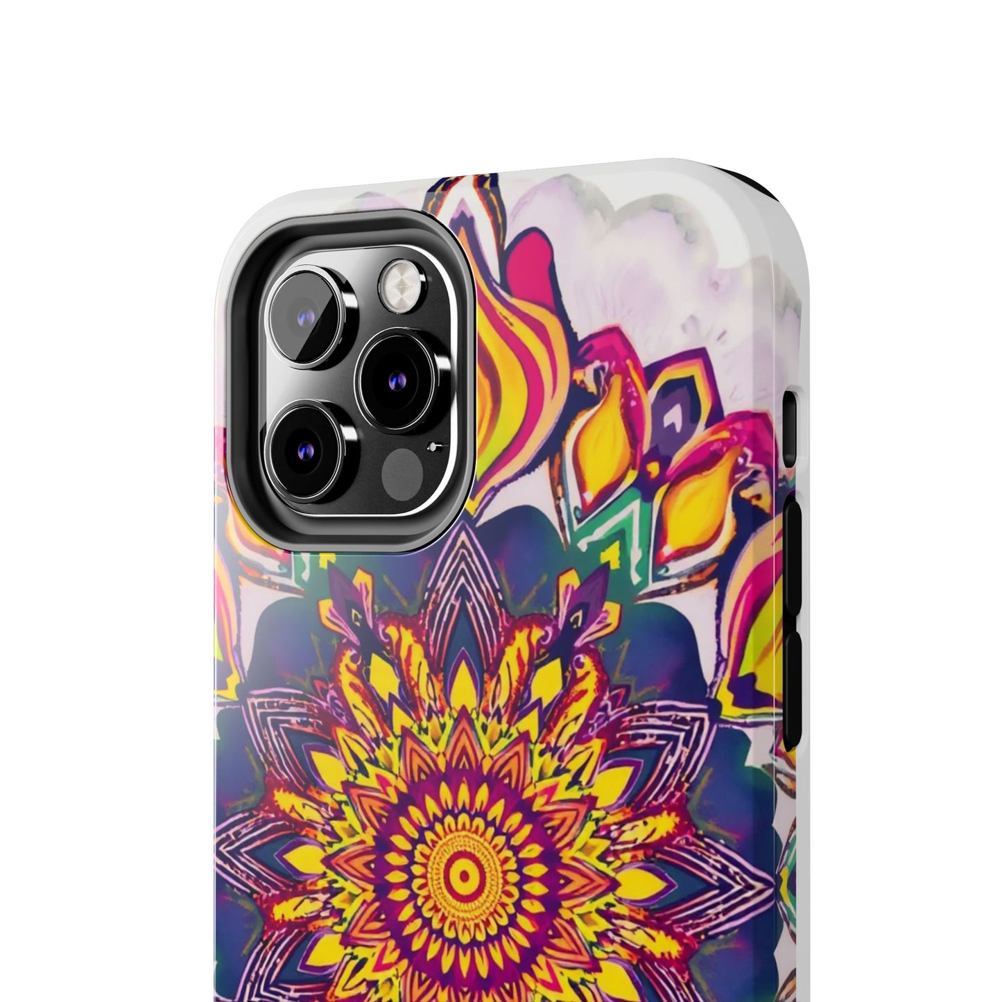 Vibrant Mandala Tough Phone Case - Boho Style Protection - for iPhone