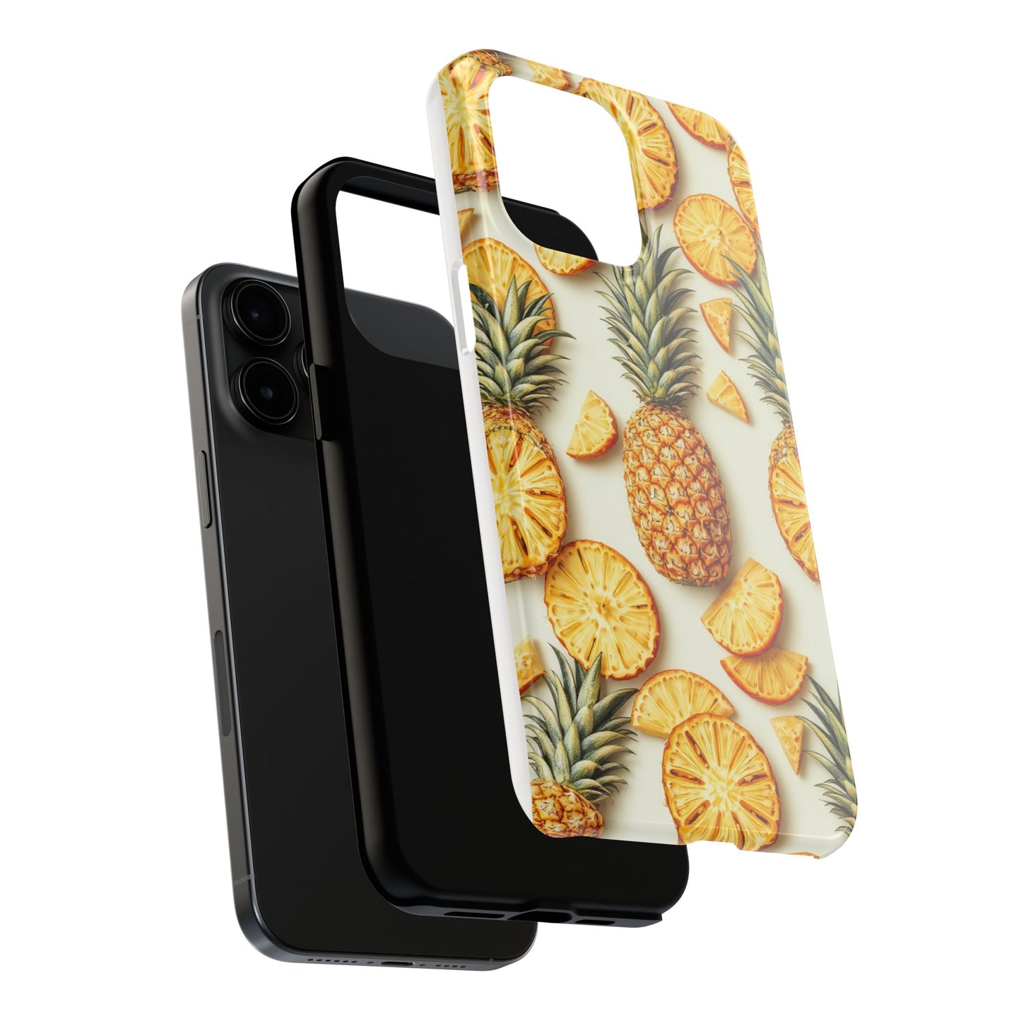Tropical Pineapple Phone Case - Tough Phone Protector for Summer Vibes