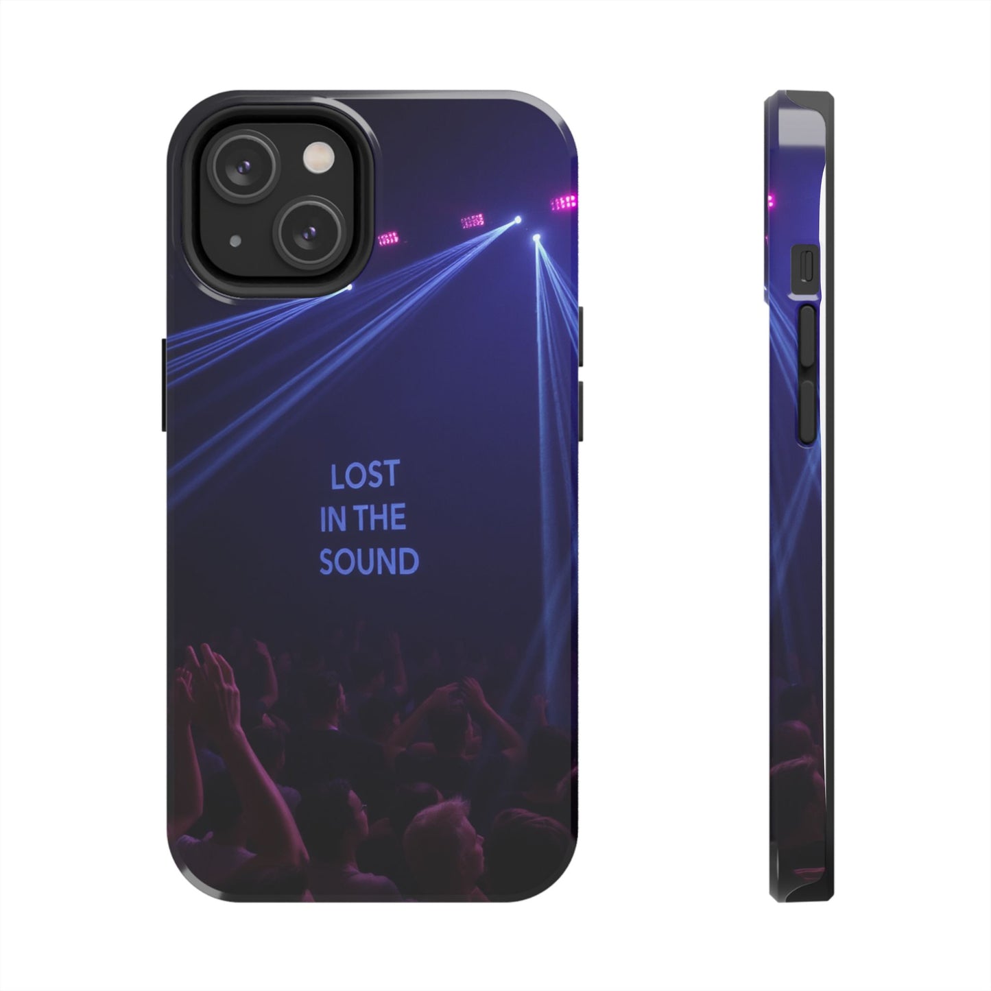 Vibrant Tough Phone Case - 'Lost in the Sound' Design for Music Lovers