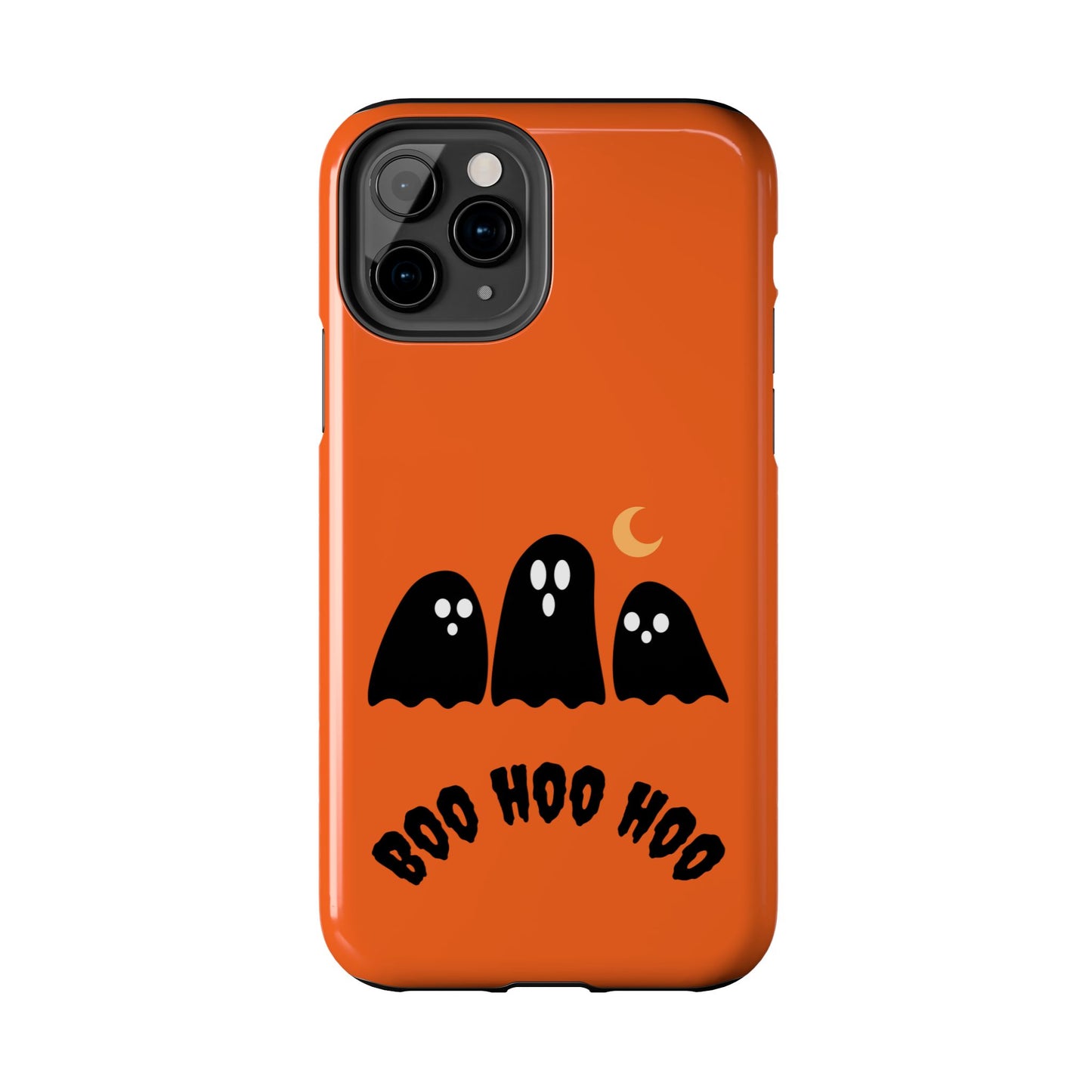 Halloween Ghost Phone Case - Boo Hoo Hoo Design - for iPhone