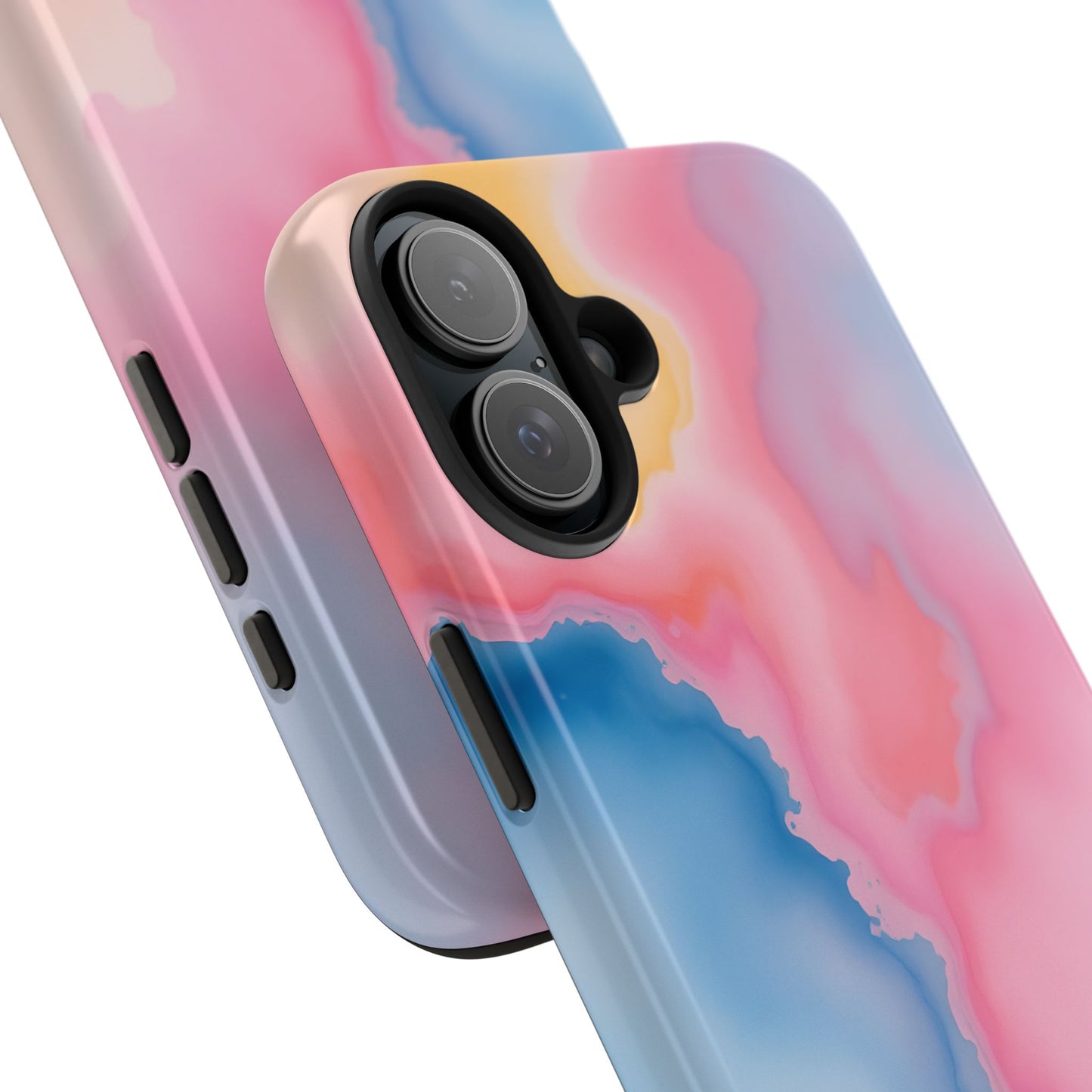 Painted Watercolor Tough Phone Case - Durable Protection with Artistic Vibes - for iPhone