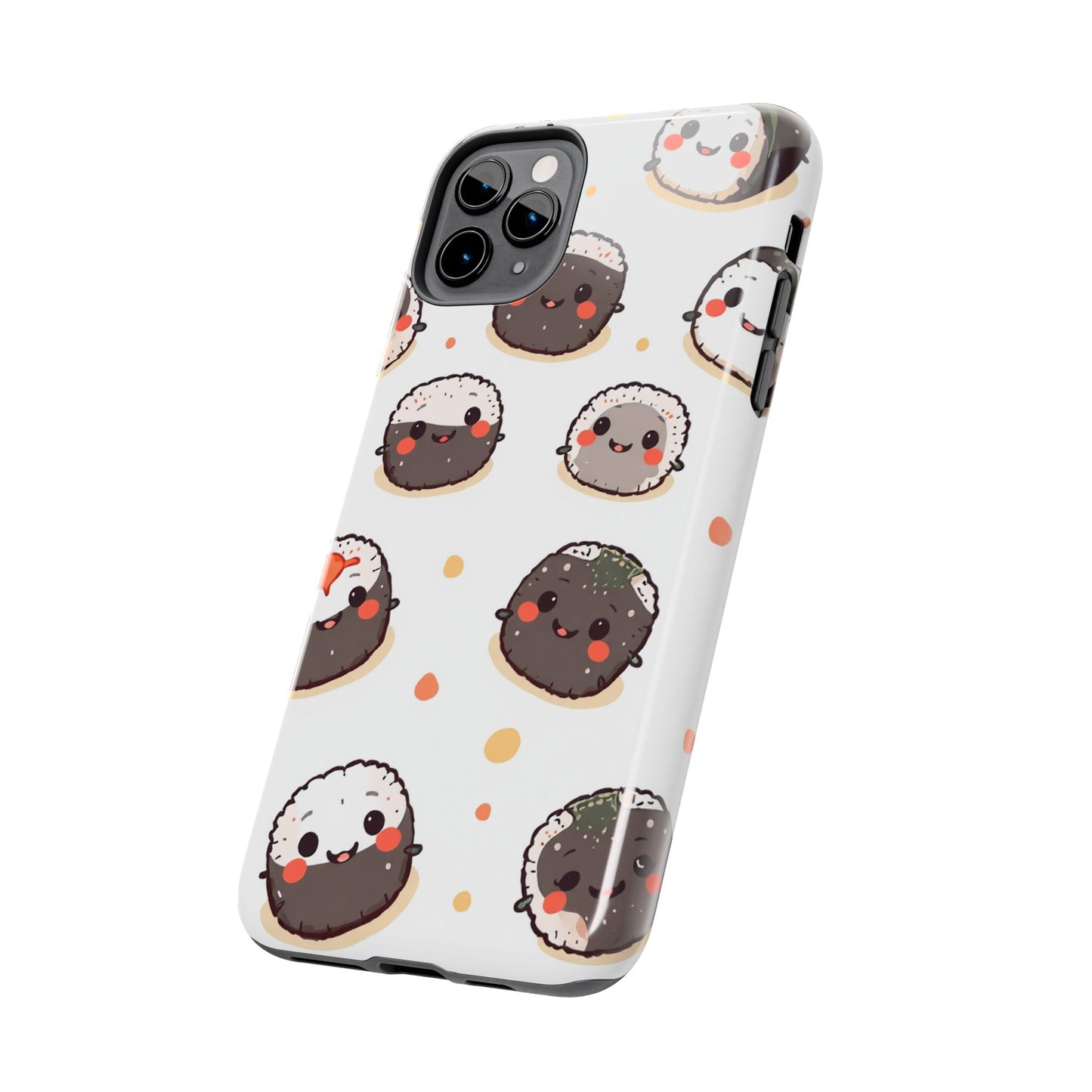 Cute Sushi Tough Phone Case - Kawaii Design for Food Lovers