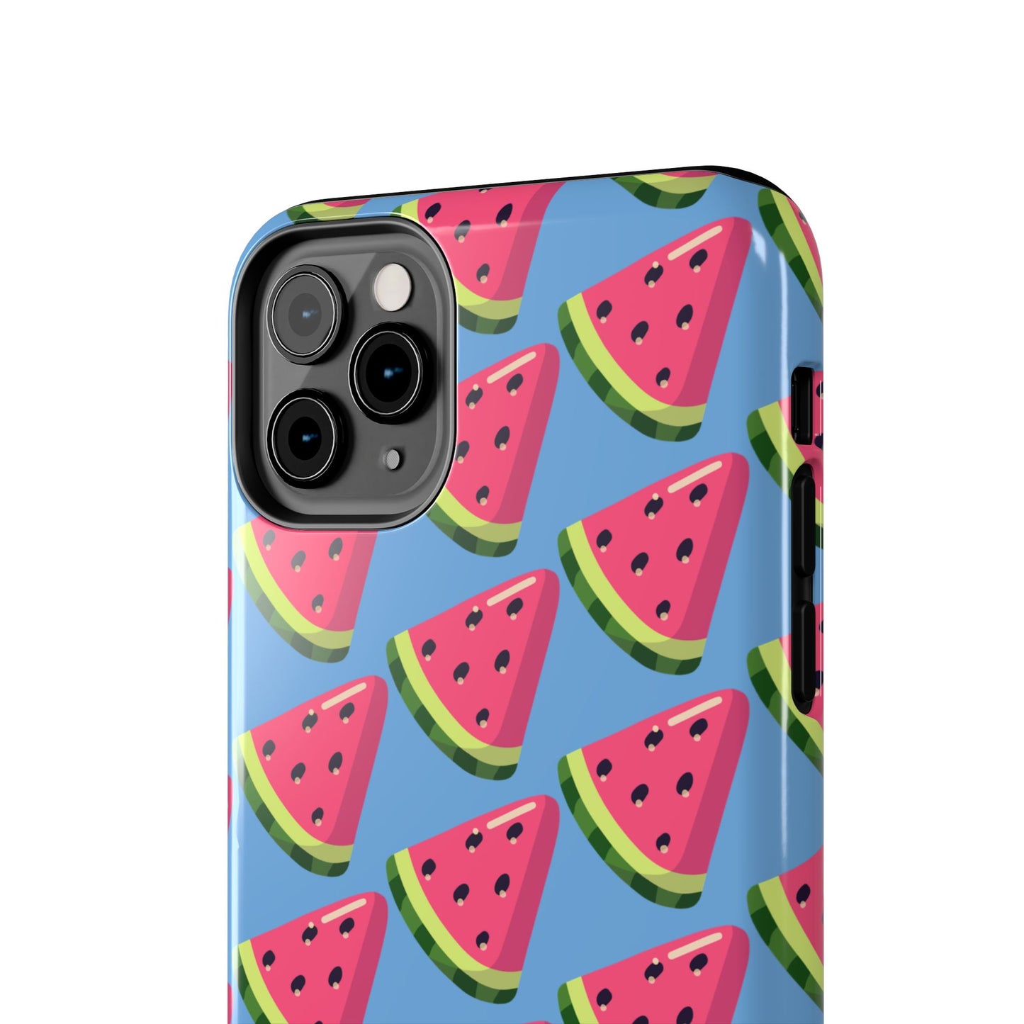 Watermelon Fun Tough Phone Case - Summer Vibes, Blue - for iPhone
