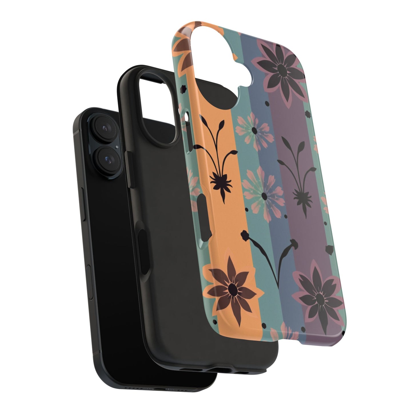 Boho Floral Tough Phone Cases - Durable & Stylish Protection - for iPhone