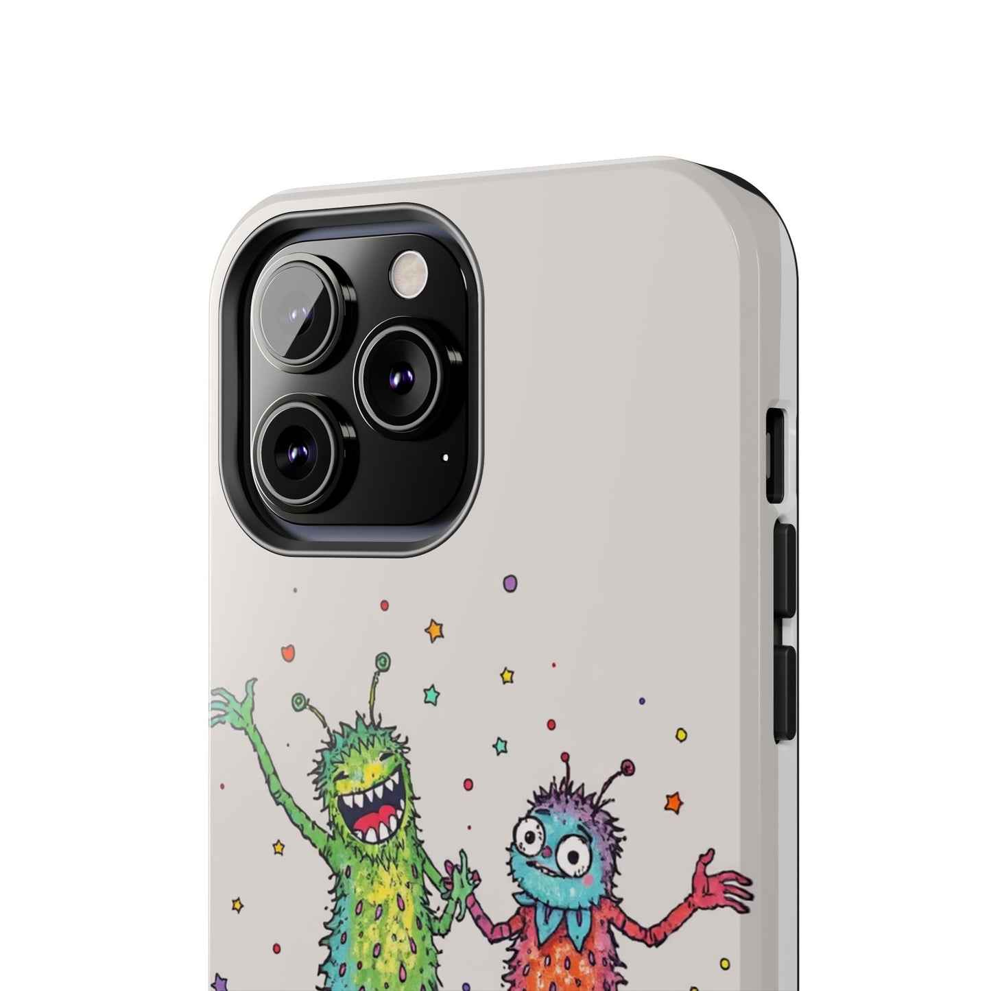 Colorful Monster Tough Phone Case - Fun and Playful Design
