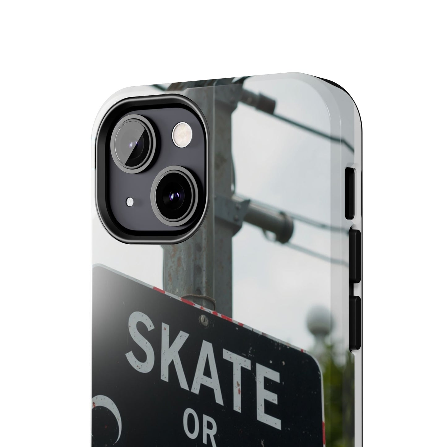 Black Sign Skate or Die Design - Tough Phone Case for iPhone