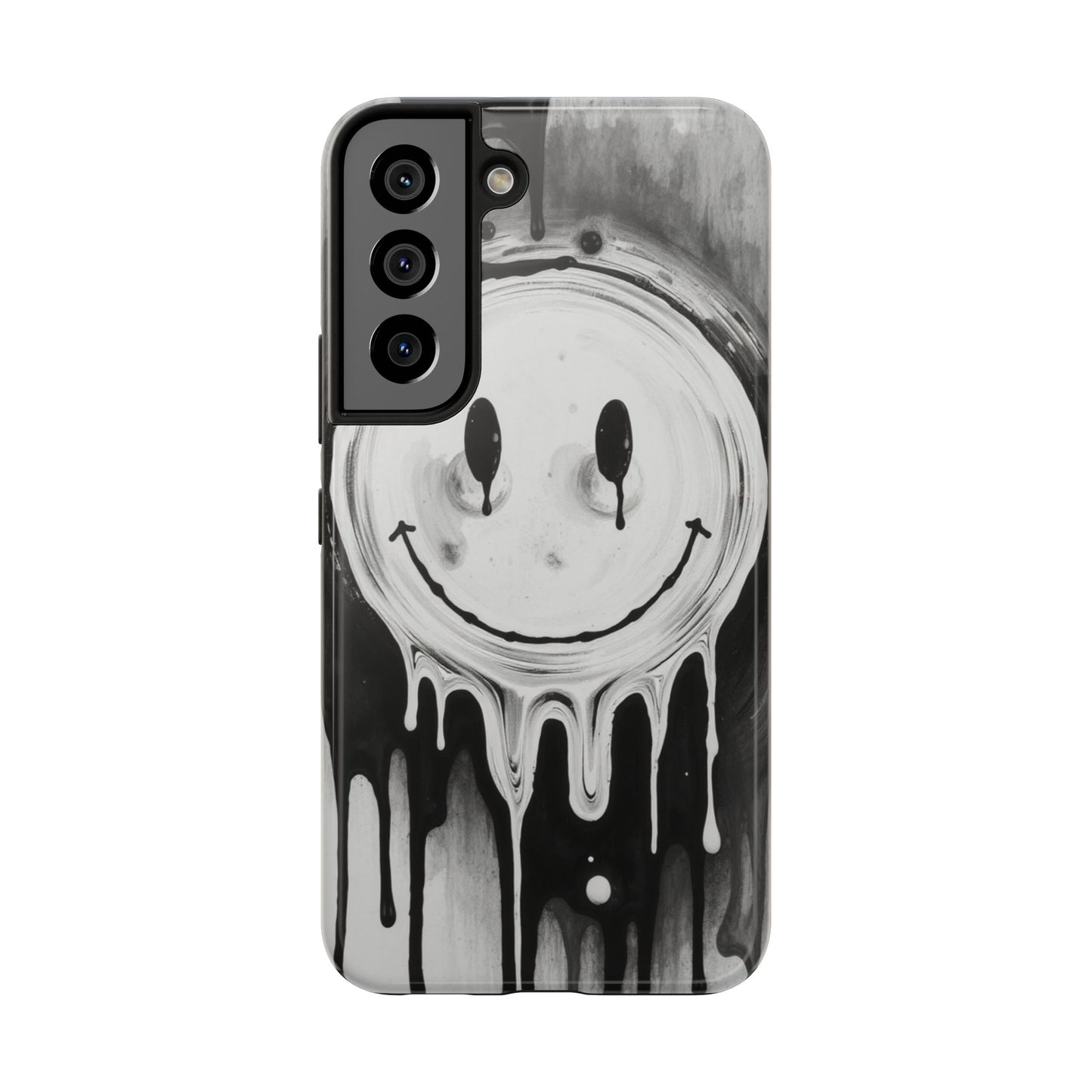 Dripping Smiley Tough Phone Case - Stylish & Durable Protection