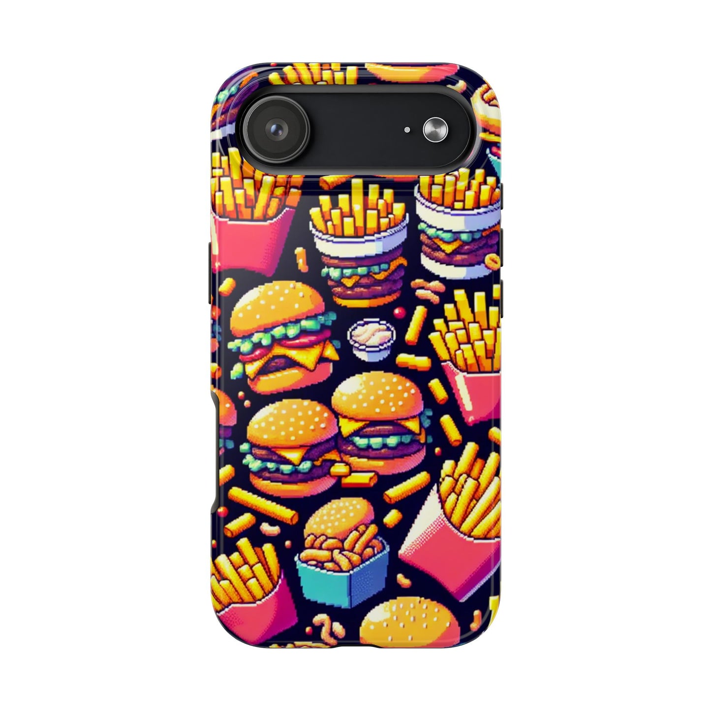 Retro Fast Food Phone Case - Tough and Durable - for iPhone