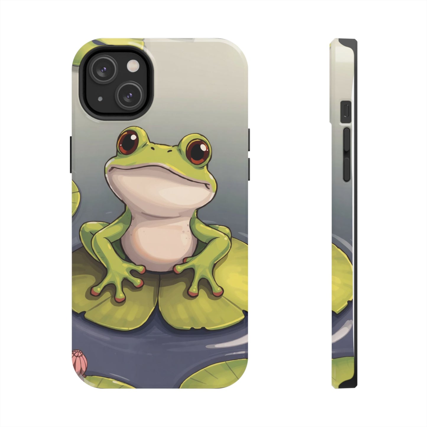 Cute Frog Tough Phone Case - Durable Protection with Nature Vibe