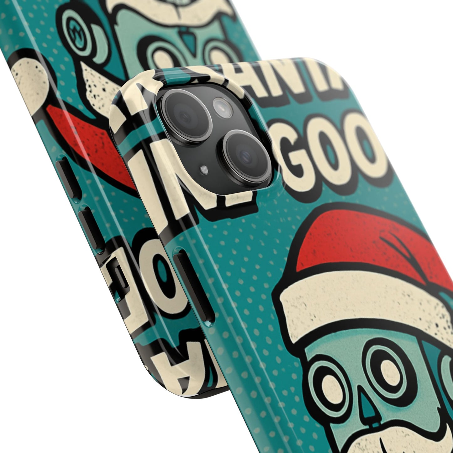 Santa Robot Phone Case - Durable Tough Design for Holidays