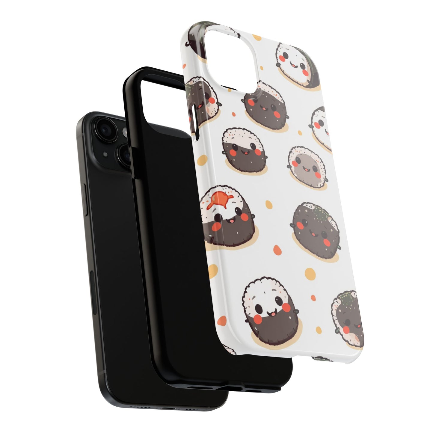 Cute Sushi Tough Phone Case - Kawaii Design for Food Lovers