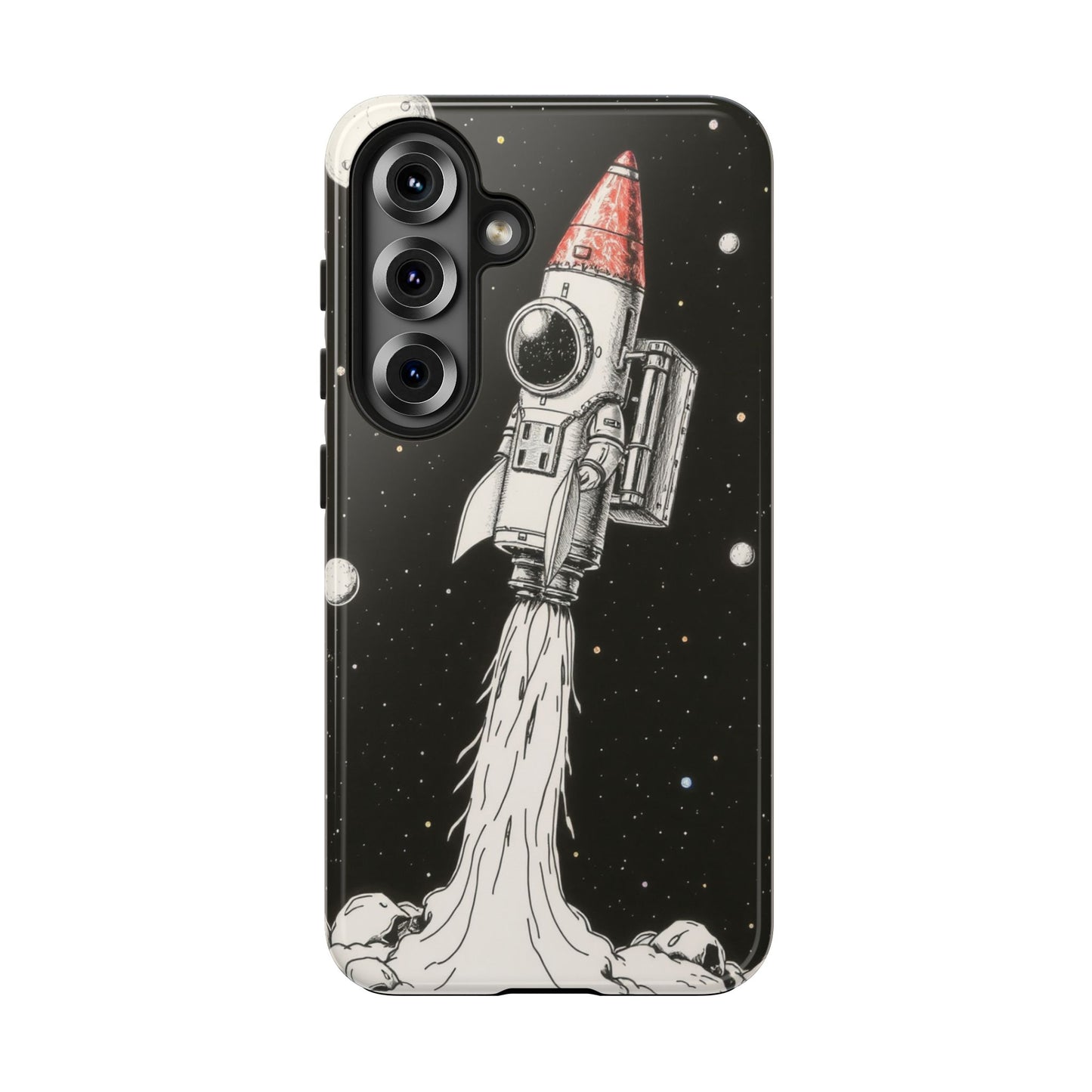 Cool Tough Phone Case for iPhone - Astro-Rocket Bond