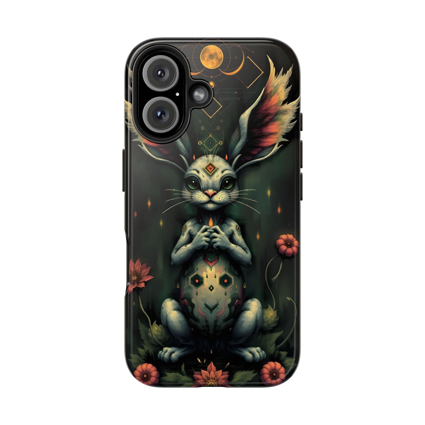 Artistic Rabbit Phone Cases - Unique and Durable Design of Mystical Bunny - for iPhone
