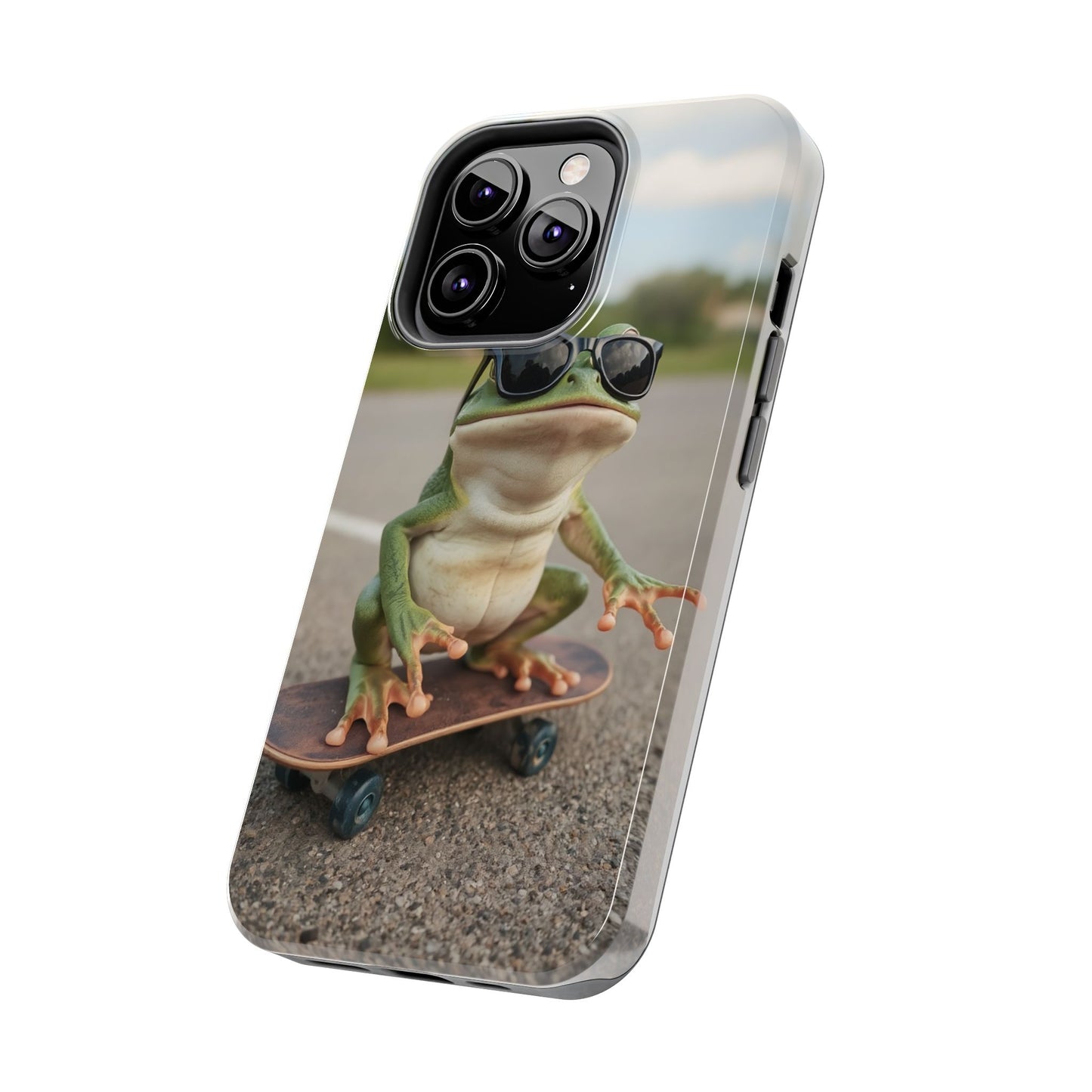 Cool Frog Skateboard Phone Case - Tough and Stylish Protection
