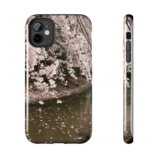 Cherry Blossom Tough Phone Cases - Durable Protection with Floral Serenity