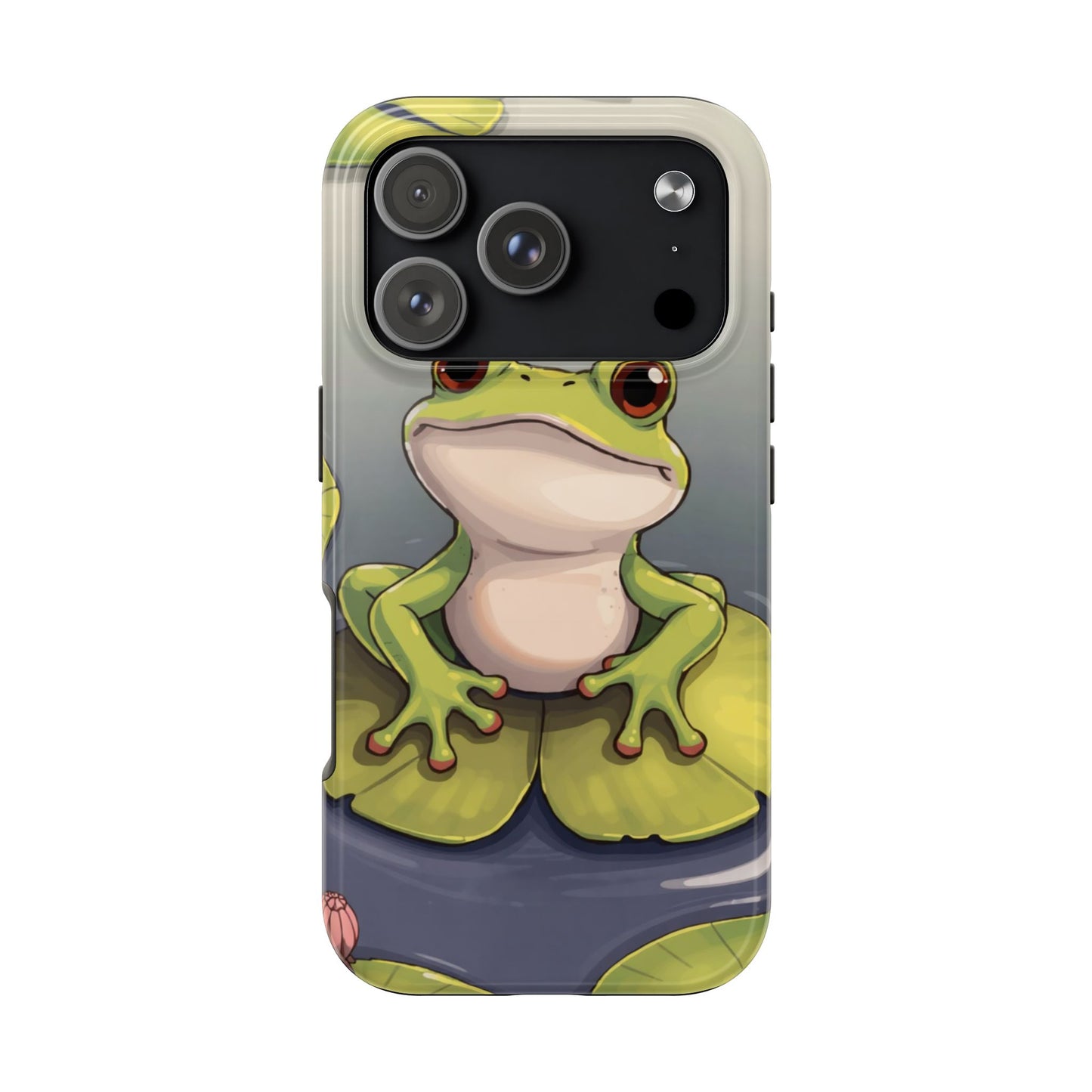 Cute Frog Tough Phone Case - Durable Protection with Nature Vibe