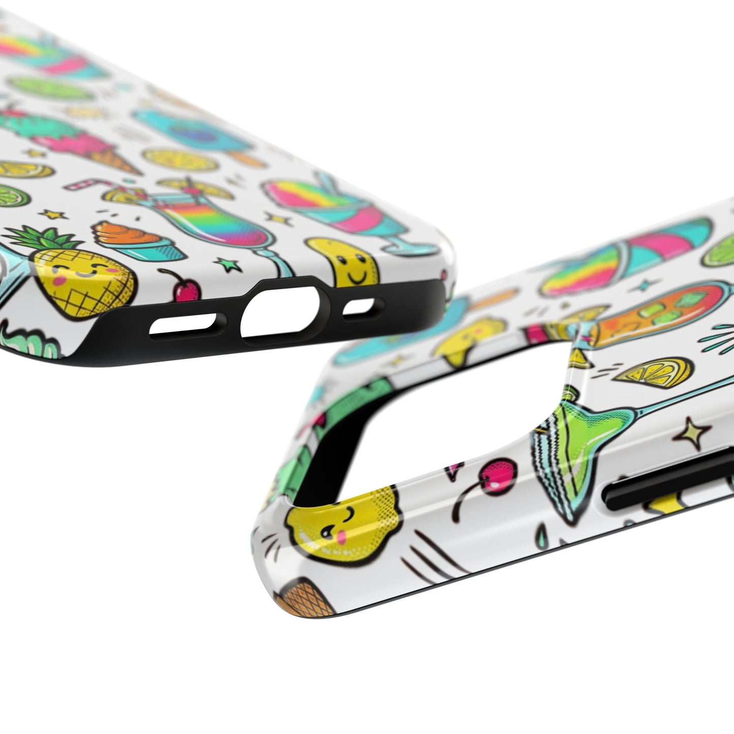 Tough Phone Case — Summer Ice Cream & Cocktails Pattern