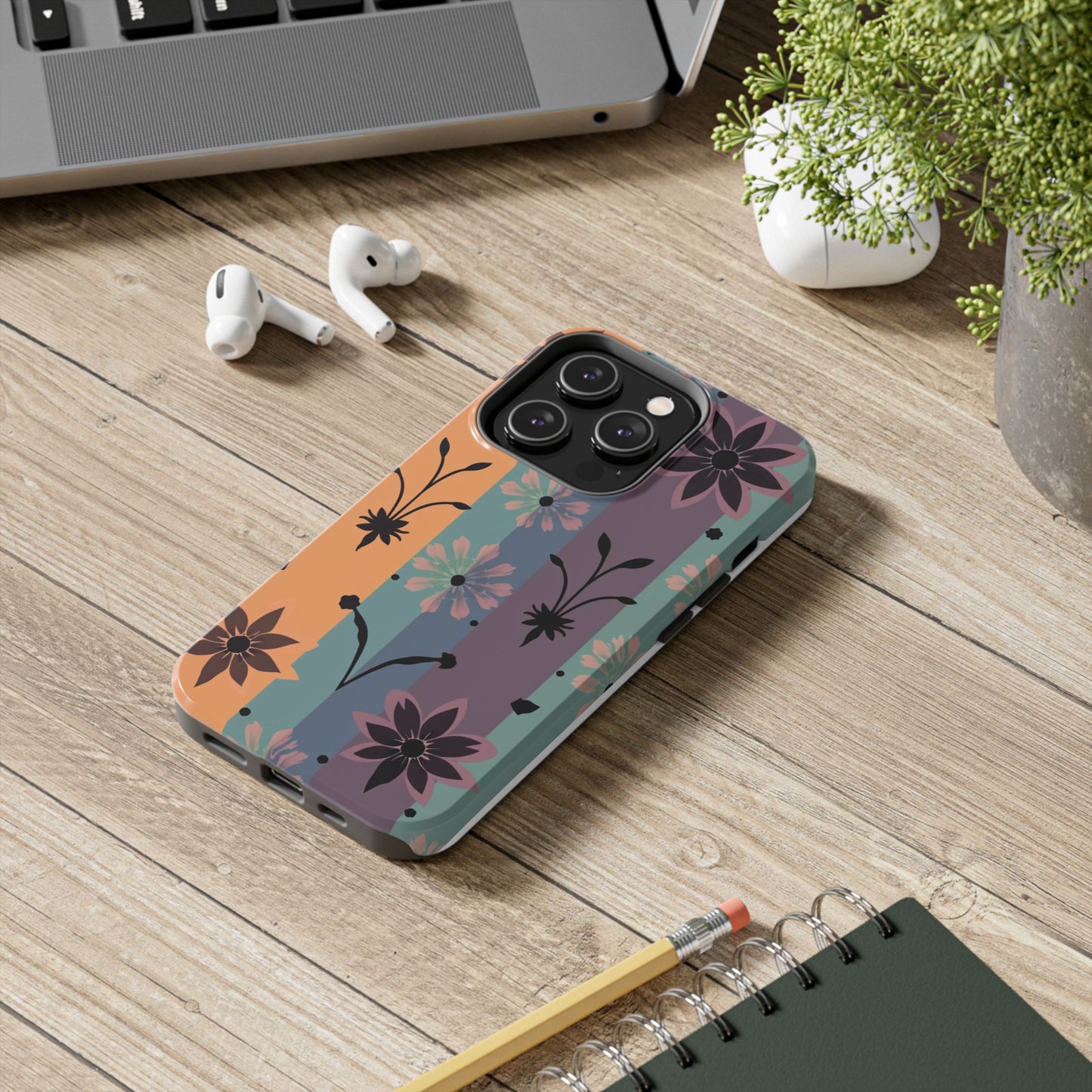 Boho Floral Tough Phone Cases - Durable & Stylish Protection - for iPhone