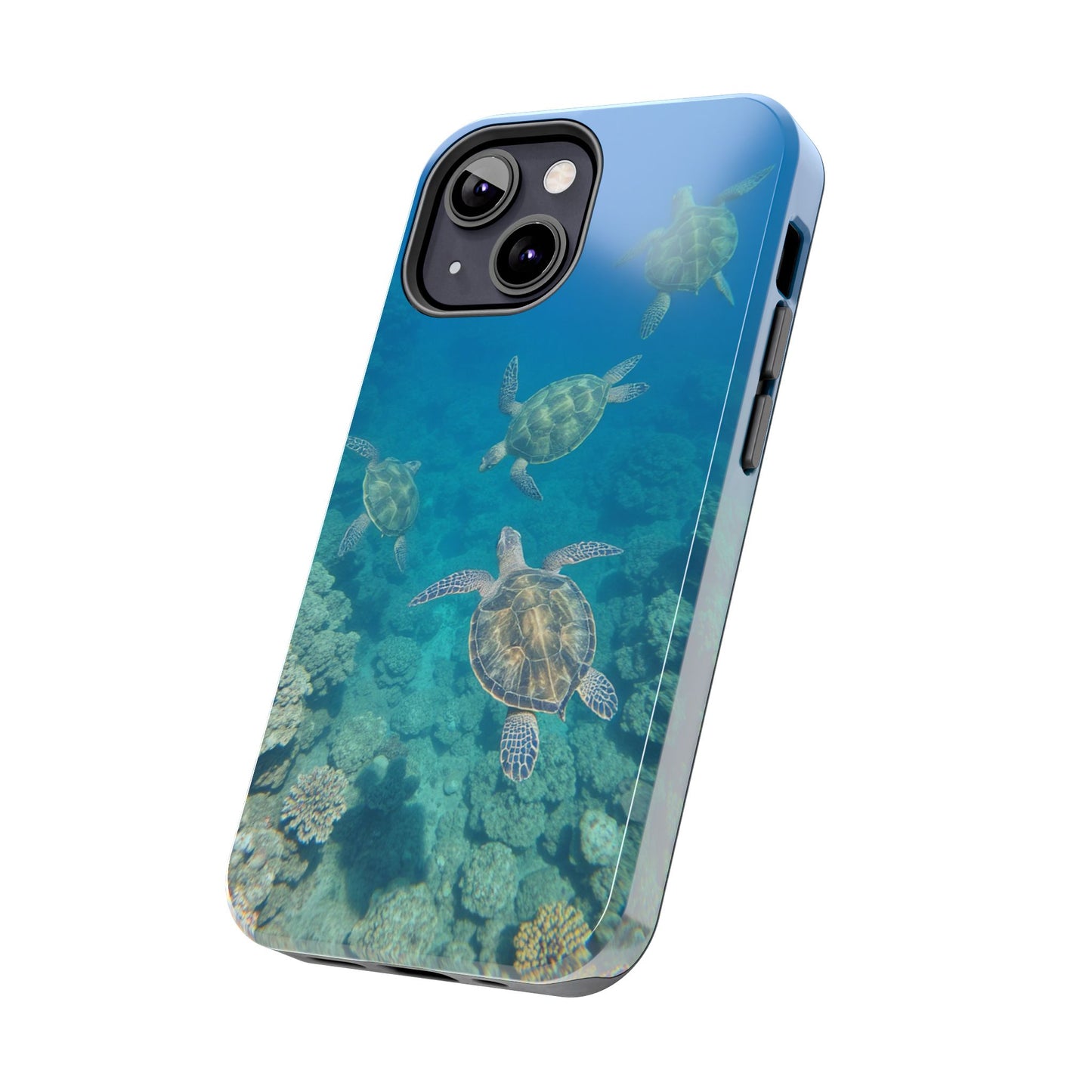 Ocean Turtle Tough Phone Cases - Durable Protection with Marine Art