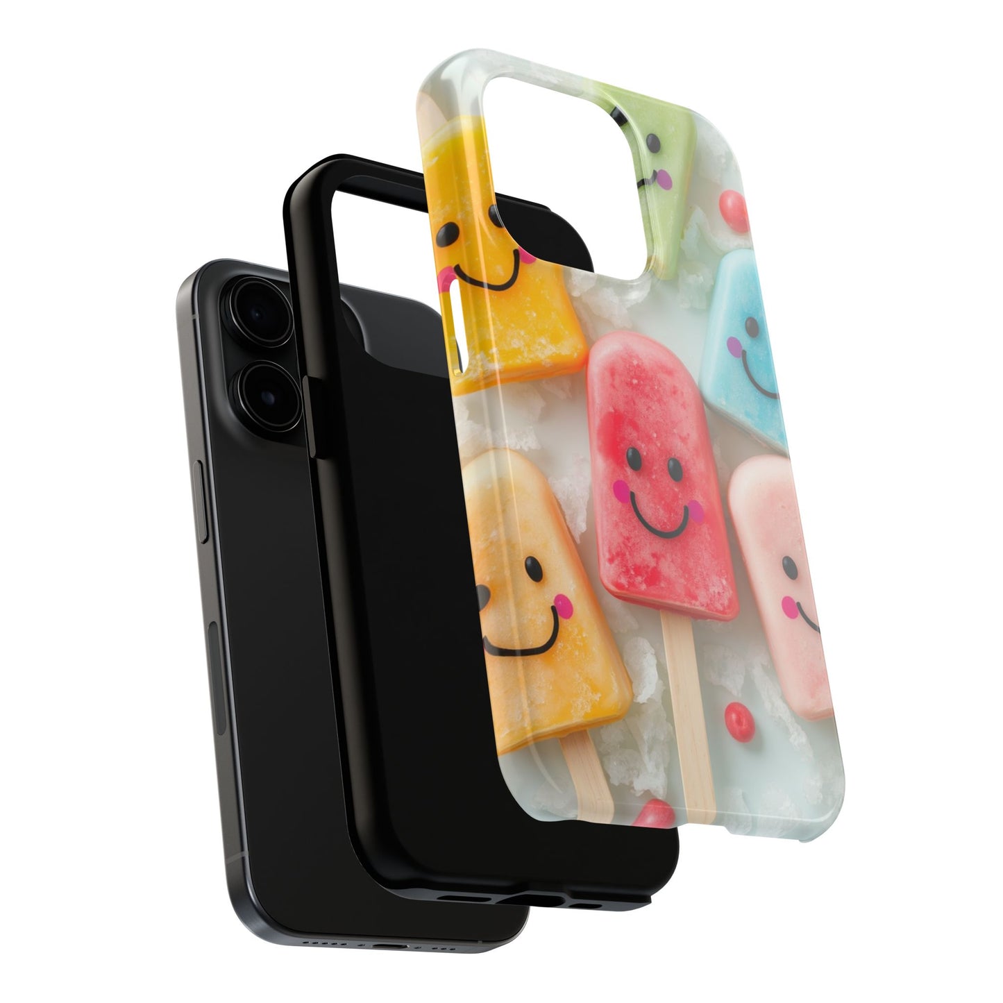 Cute Smile Popsicle Tough Phone Case - Fun Protection for Your Device