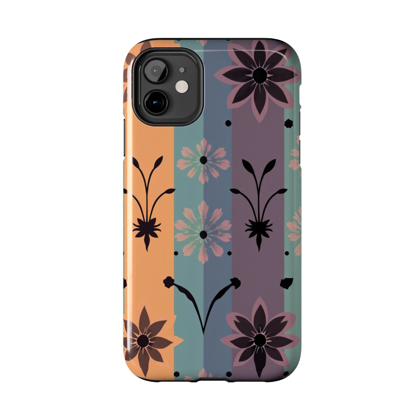 Boho Floral Tough Phone Cases - Durable & Stylish Protection - for iPhone