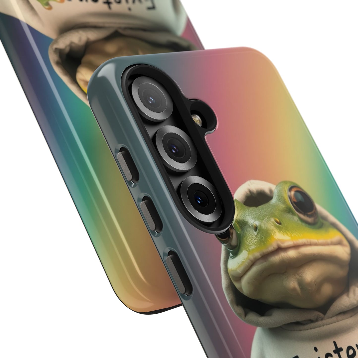 Existence is Pain Frog Phone Case - Tough & Stylish