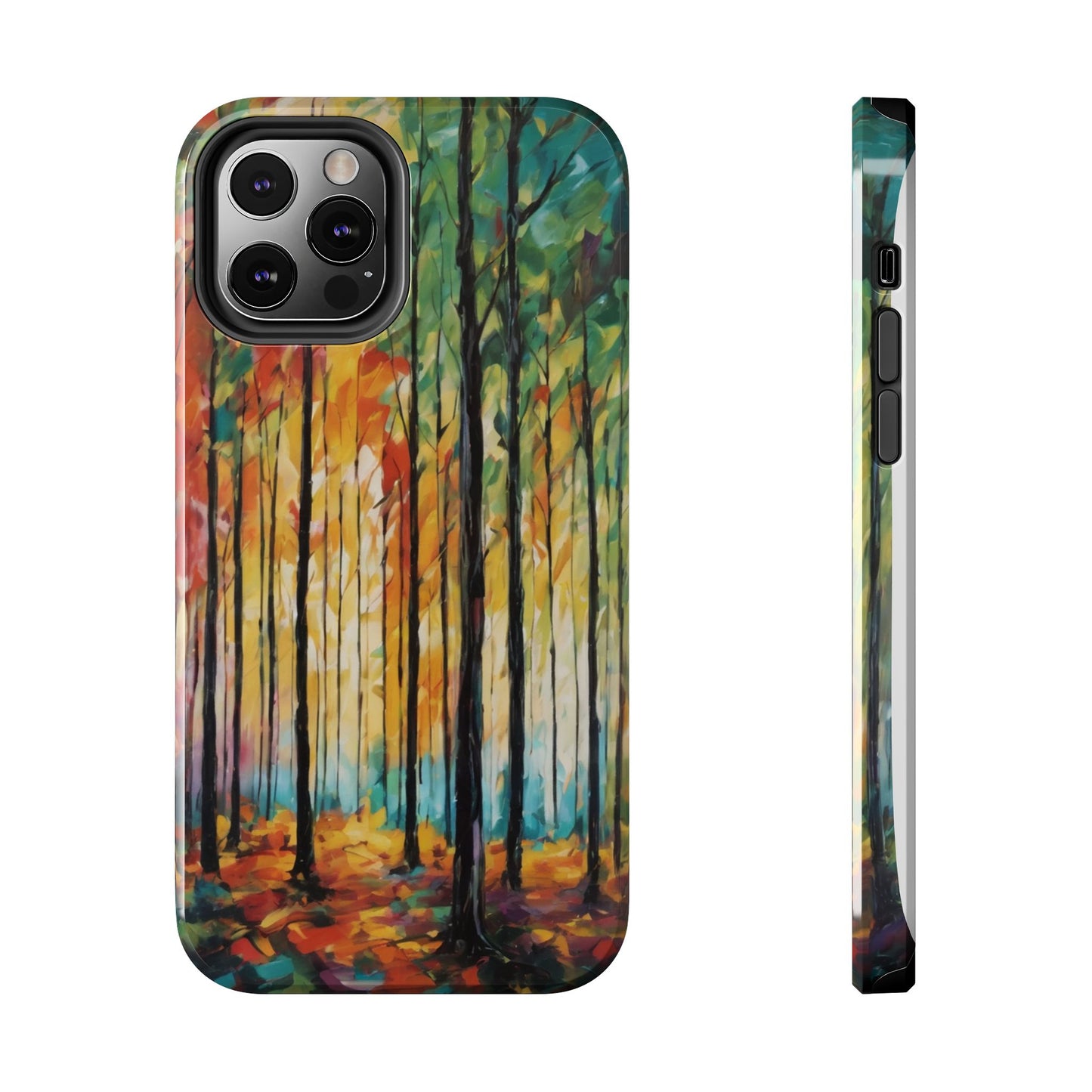 Autumn Forest Tough Phone Case - Colorful Nature Design - for iPhone