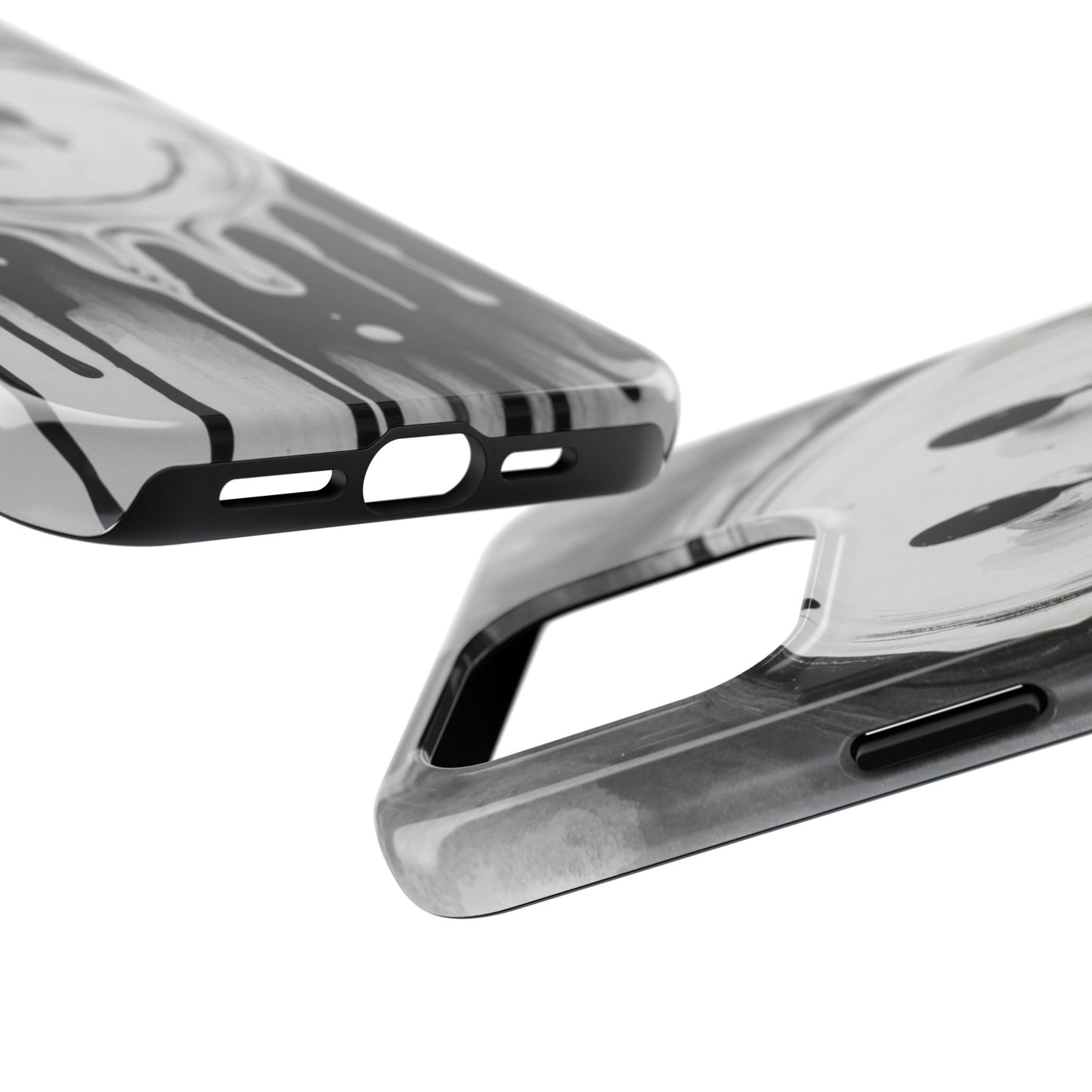 Dripping Smiley Tough Phone Case - Stylish & Durable Protection