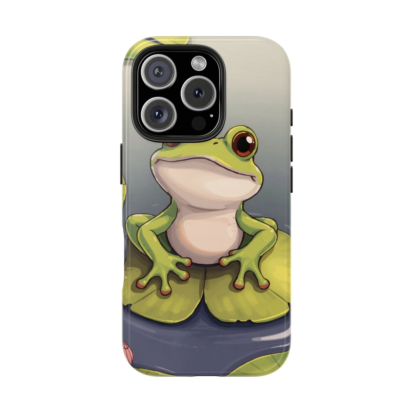 Cute Frog Tough Phone Case - Durable Protection with Nature Vibe